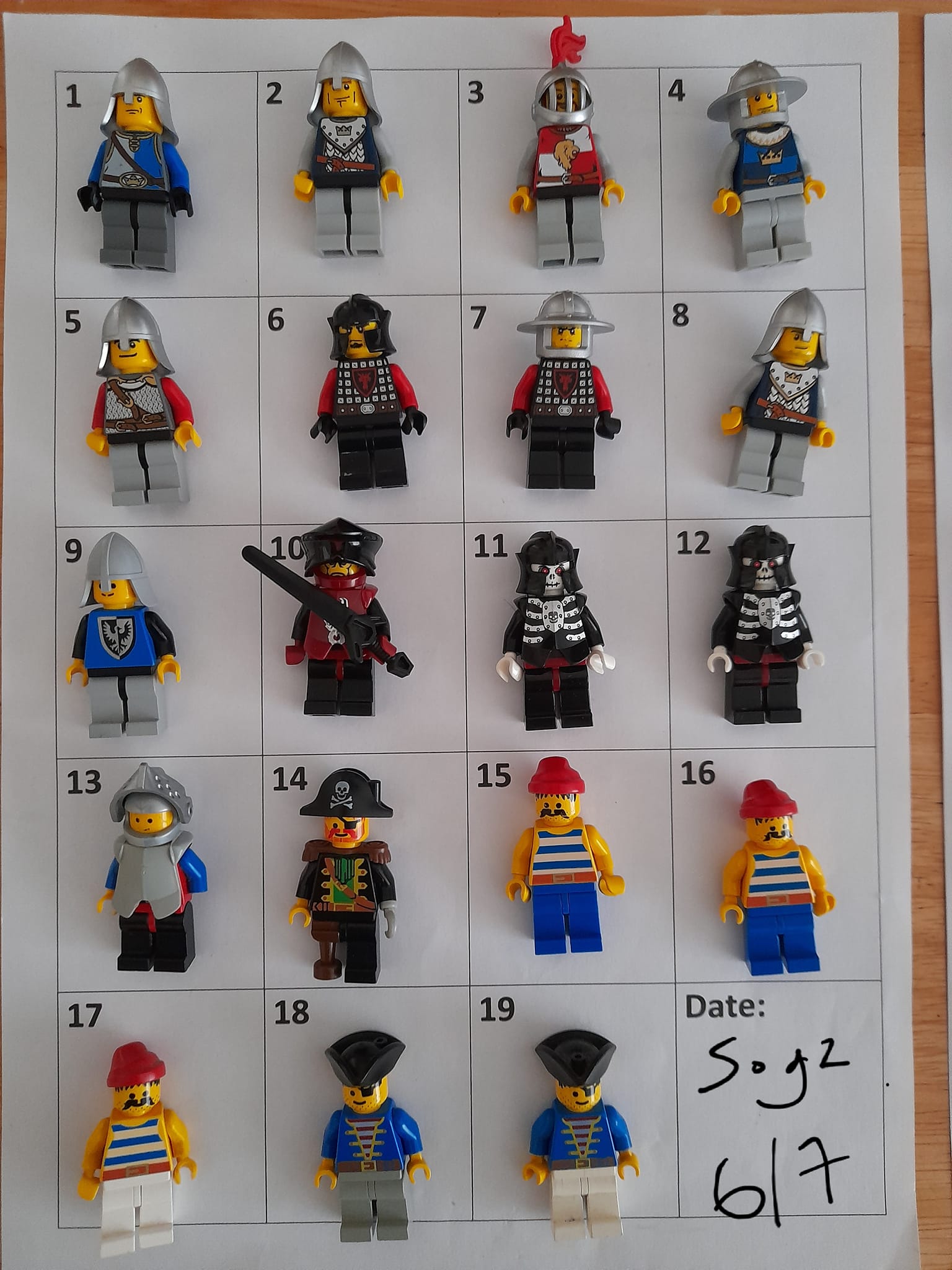 Lone Ranger Cavalry minifigures x 5 £20.00 all in Oos