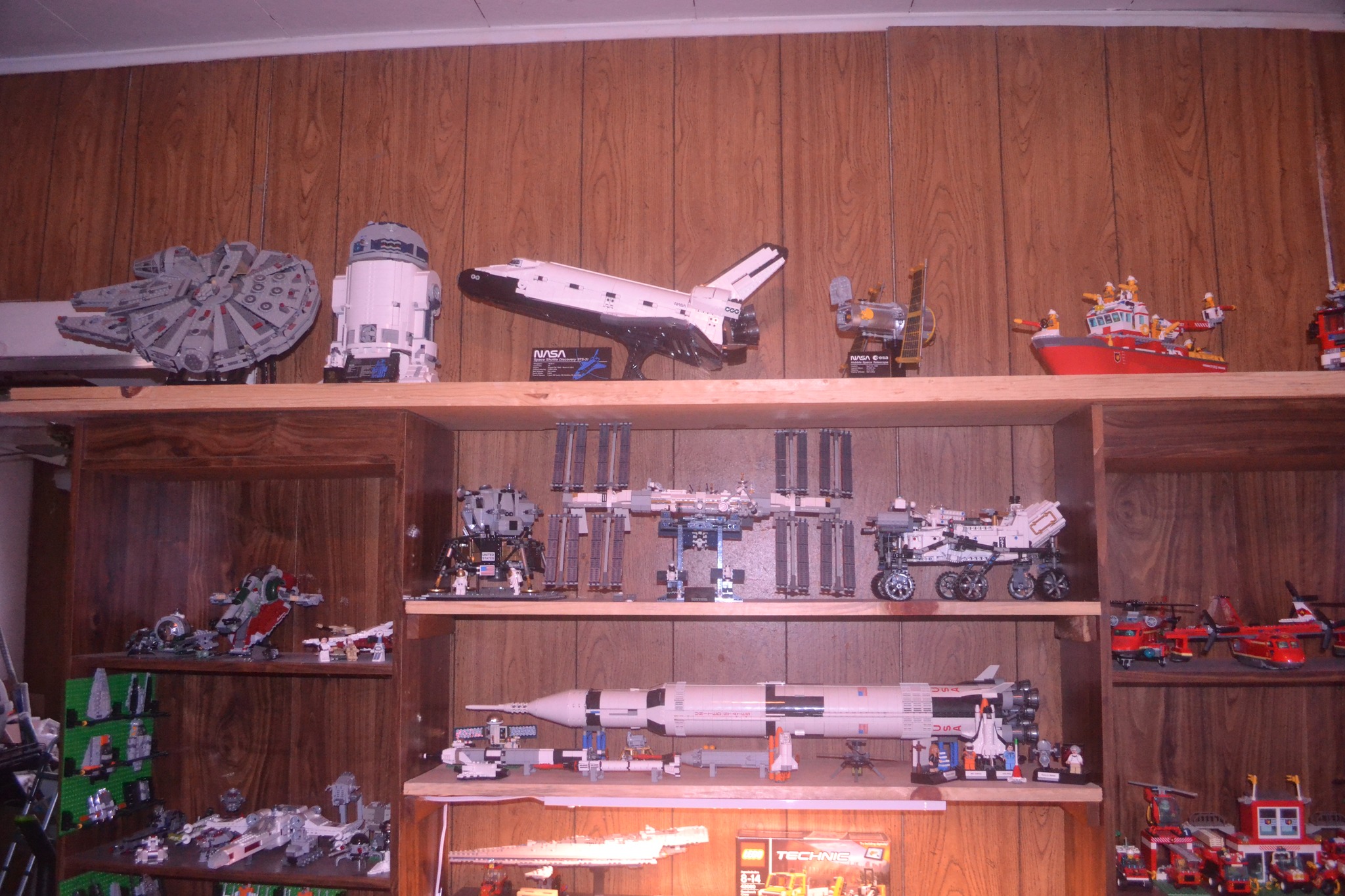 NASA Collection Completion with Space Shuttle and Satellite Models