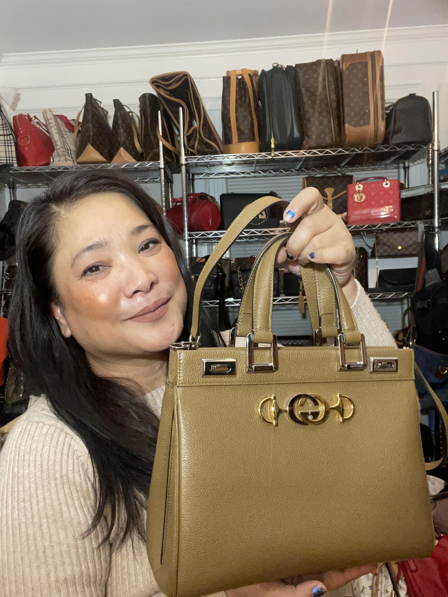 A design by Alessandro Michele, the Gucci Zumi bag can be carried