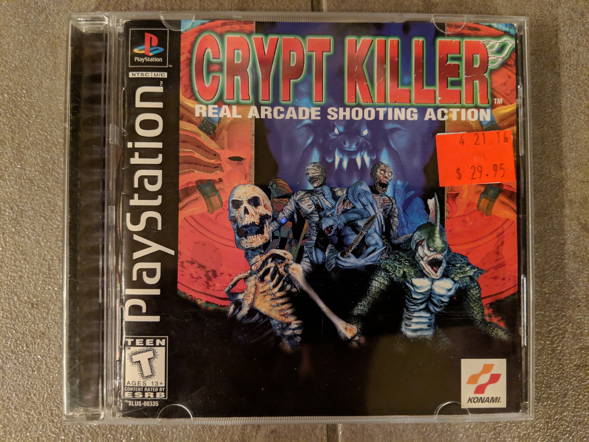 Crypt Killer, released in 1997 by Konami for the PlayStation.