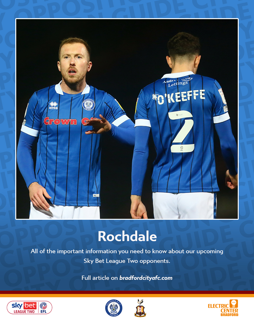 🆚 OPPOSITION GUIDE | The lowdown on... - Bradford City AFC | Facebook