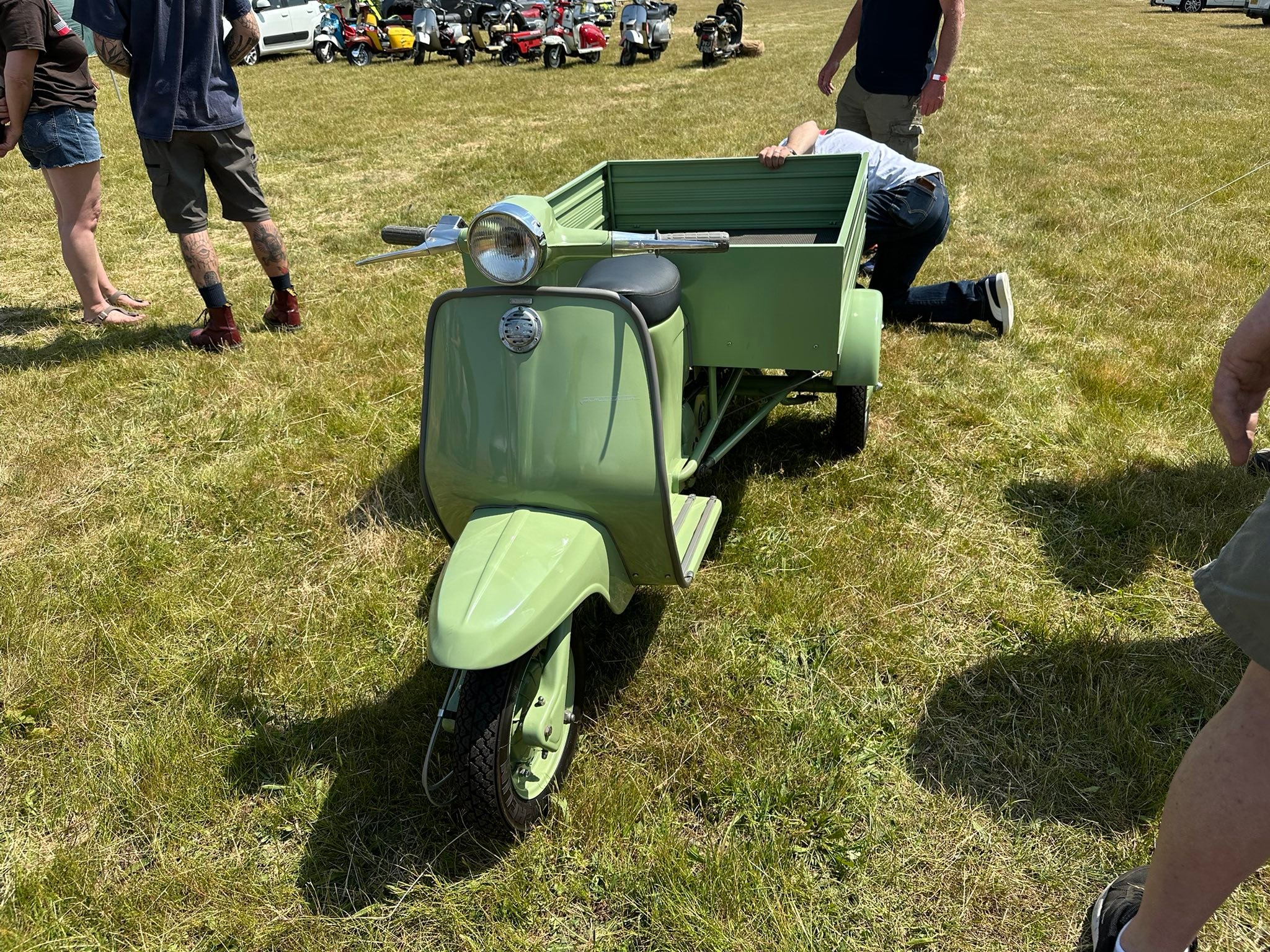 Luton Lambretta 70th anniversary event at Broom