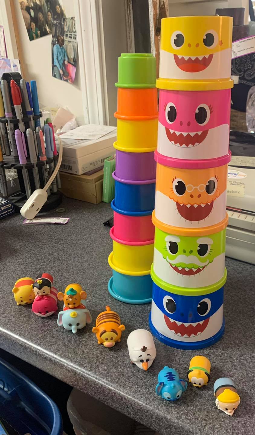 Baby Shark 🦈 Stacking Cups and Little... - The Growing Place