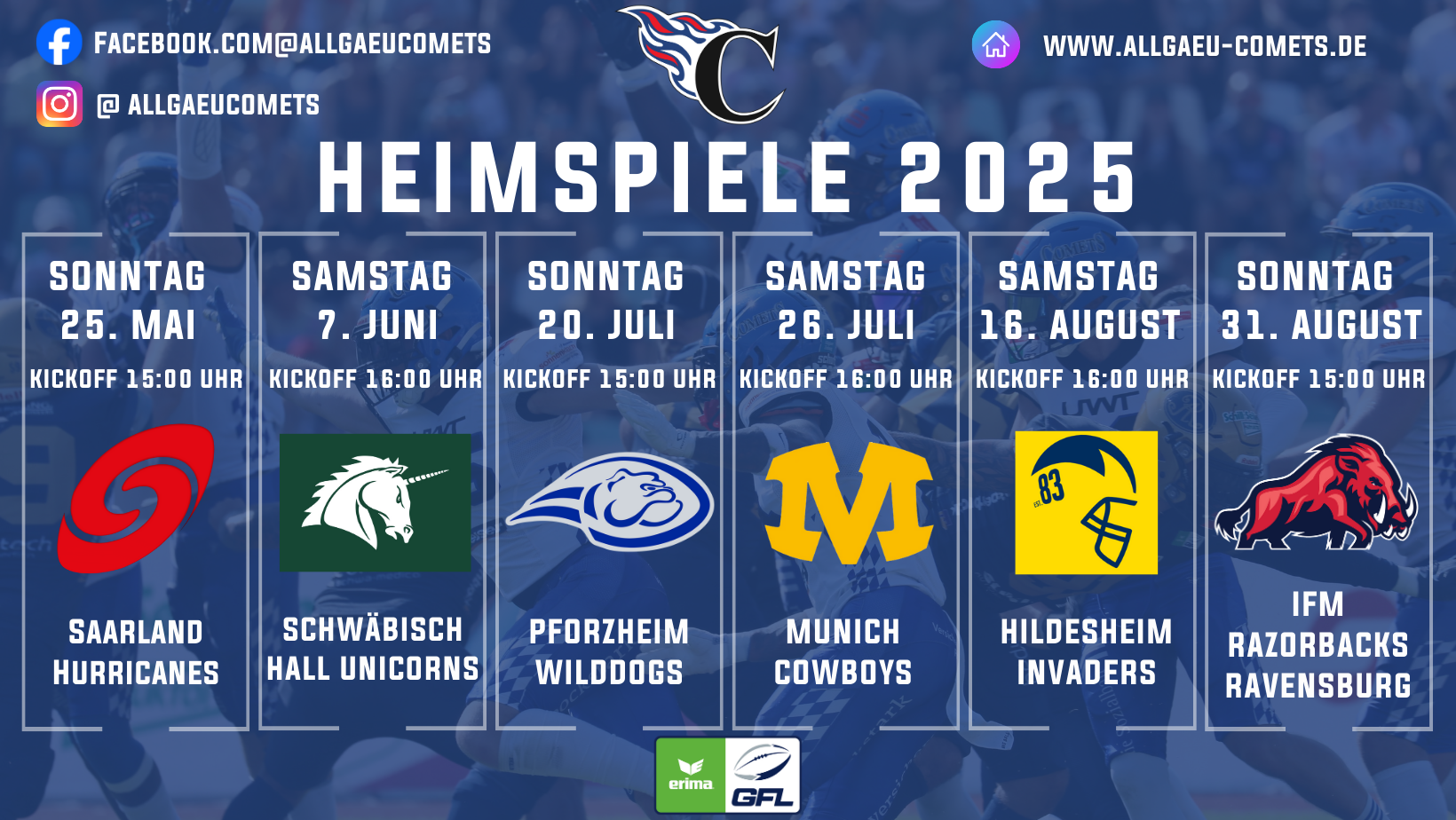 Berlin Rebels - Die Sportliche Leitung, El Capitane, der Berlin Rebels ...