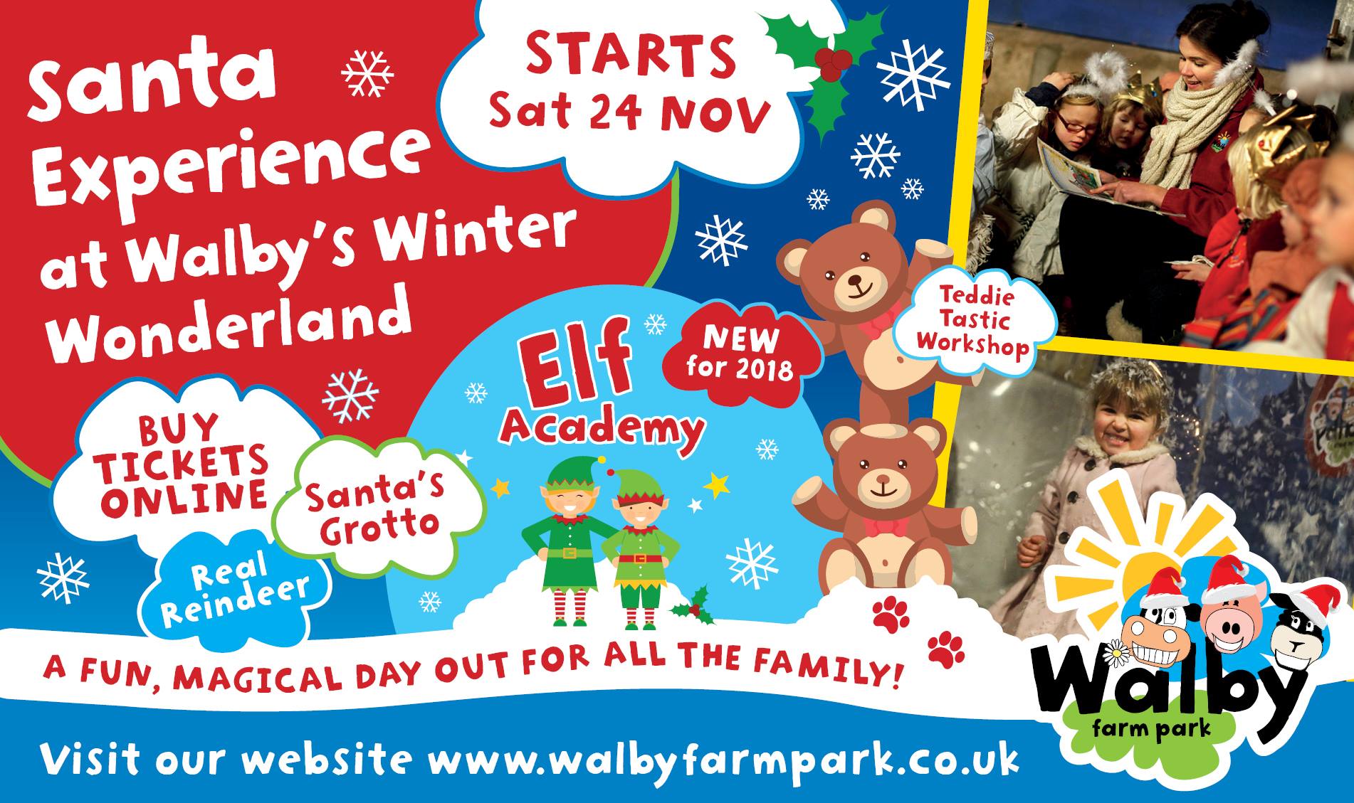Walby Farm Park - 🎅 Visit Santa: Check. 🦌 Meet real reindeer: Check. 🎪 ...