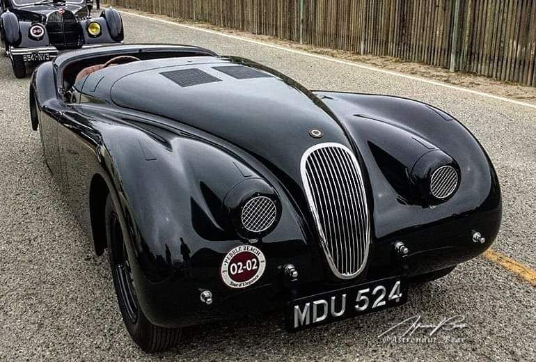 This 1952 Jaguar XK 120 is the record-setting 