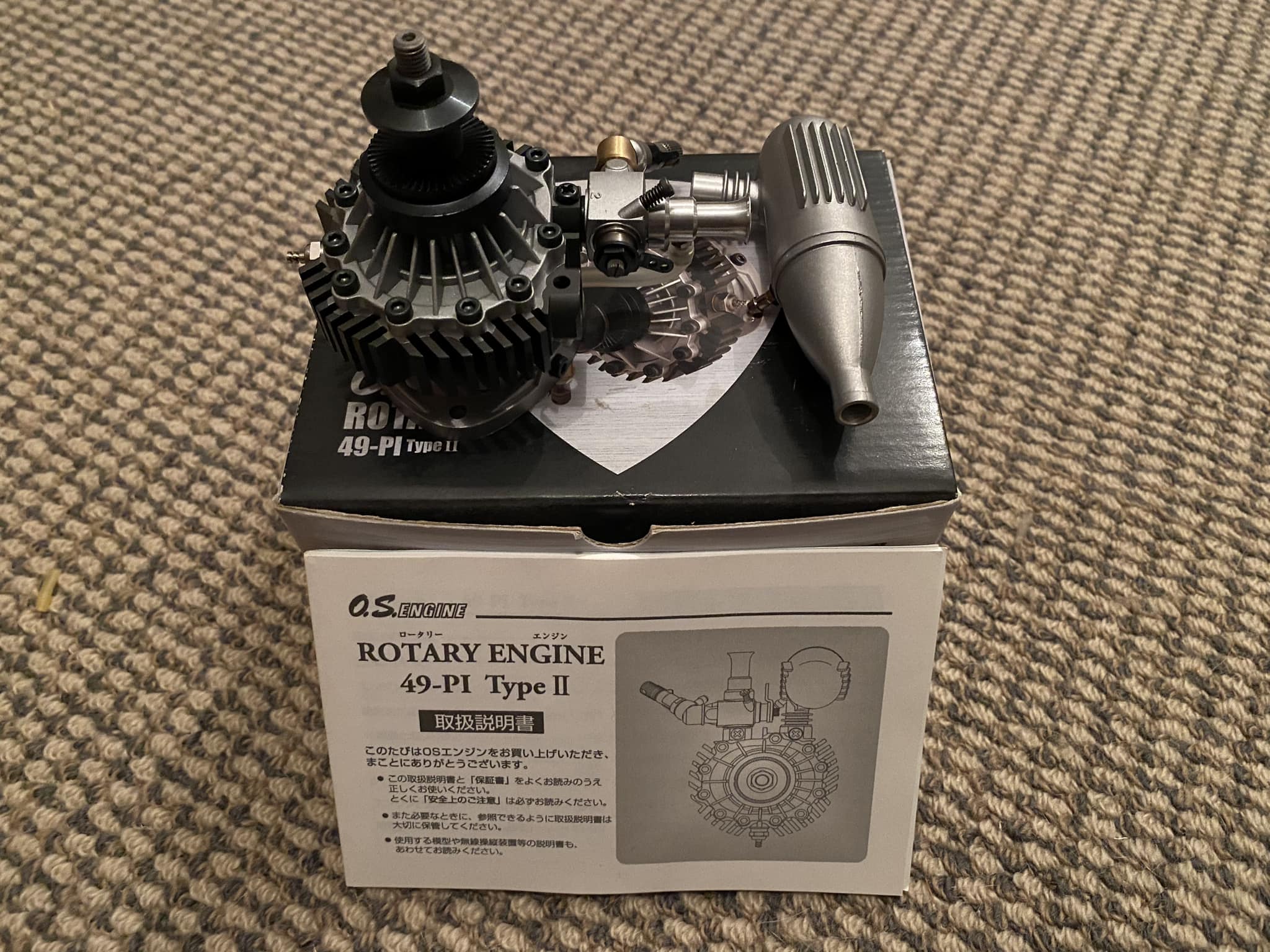 OS Wankel model engine packaging and performance review