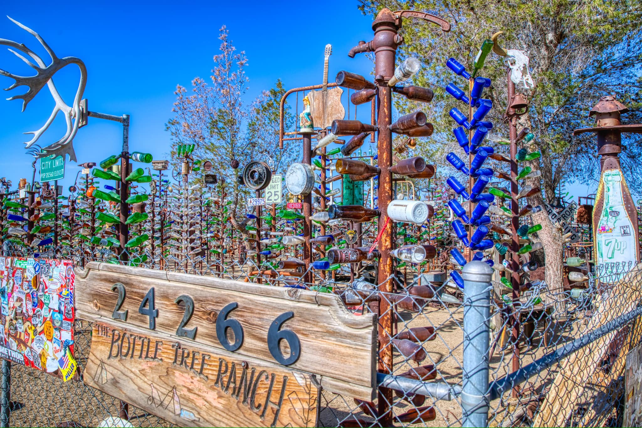 Bottle Tree Ranch on Route 66 in Helendale, CA