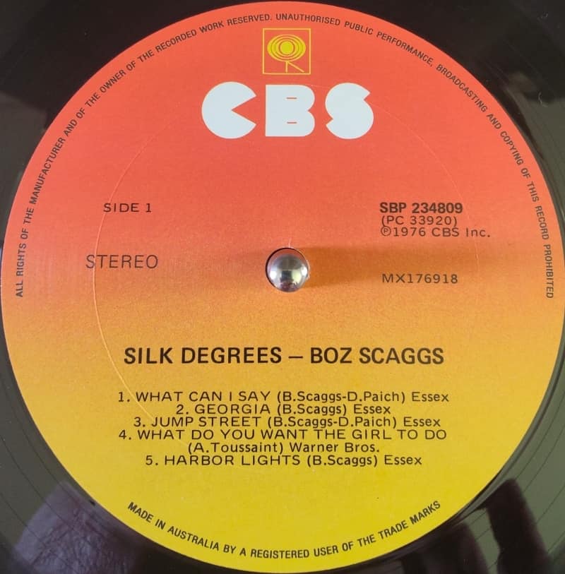 1976the 50th Anniversary of Boz Scaggs's epic WestCoast/AOR