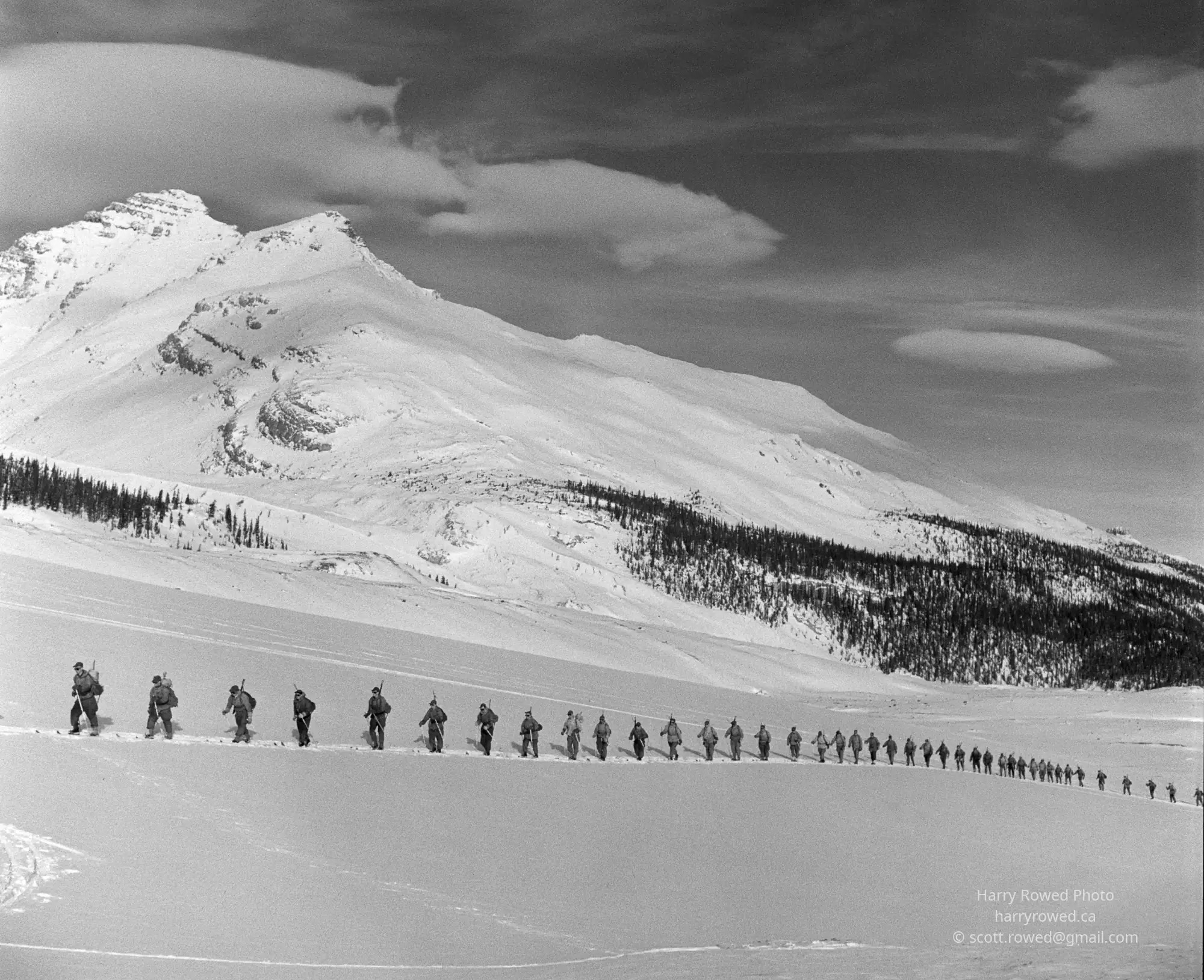 Encyclopedia of Banff History | During WWII, my father, Harry Rowed ...