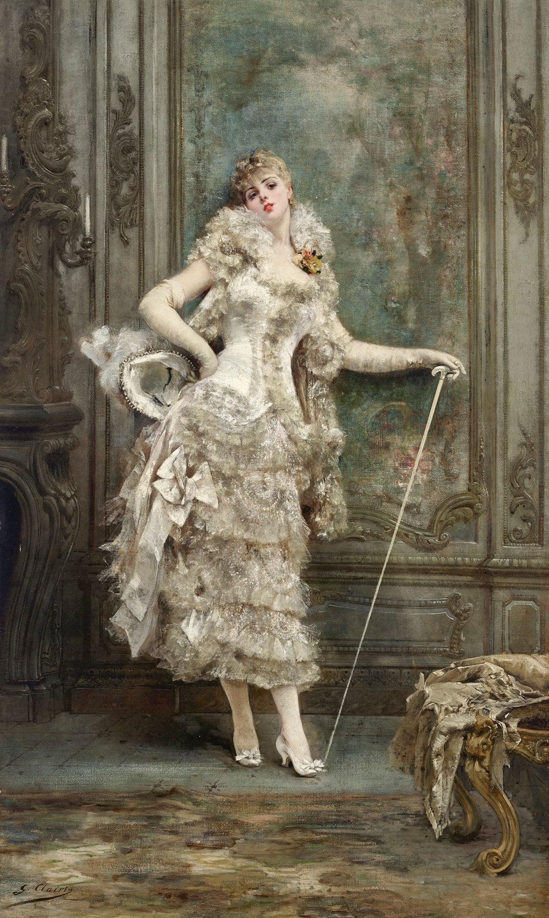 What is the origin of the word frou-frou?