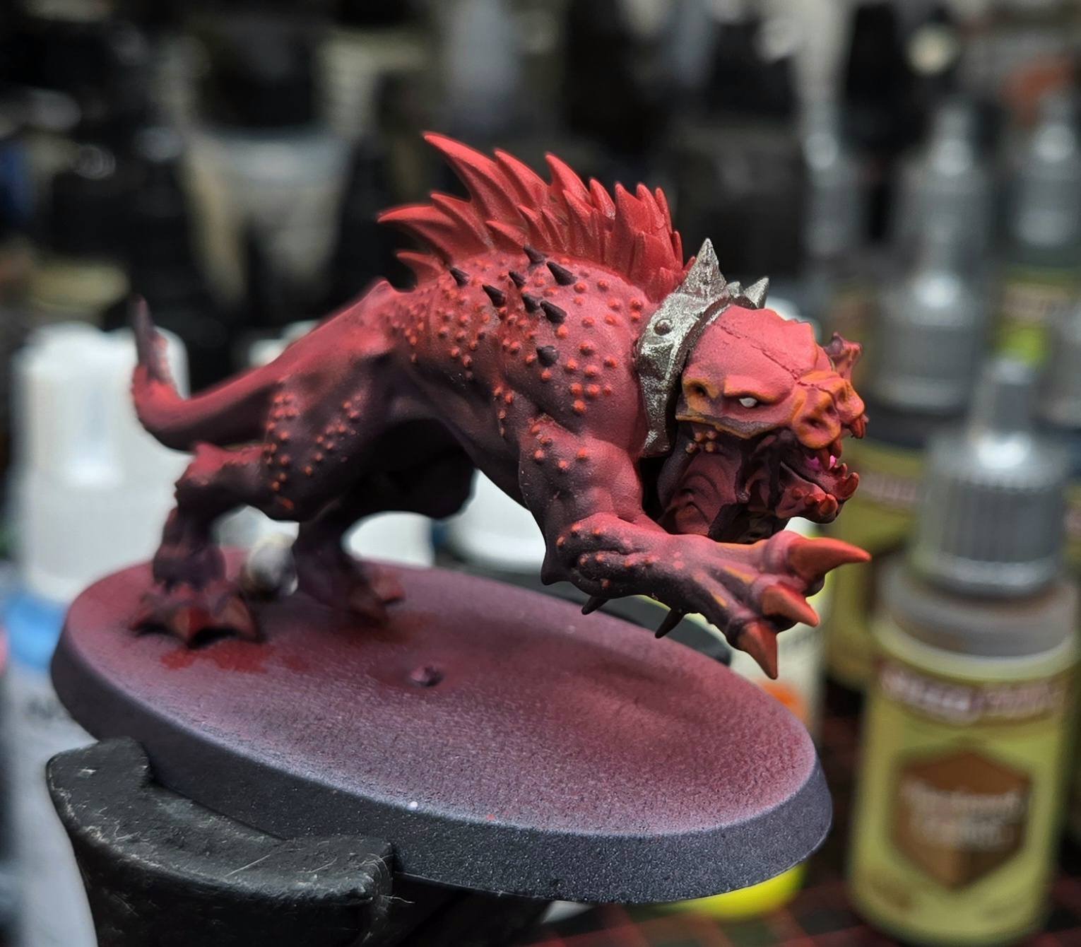 Started work on my Fangs of the Blood God spearhead