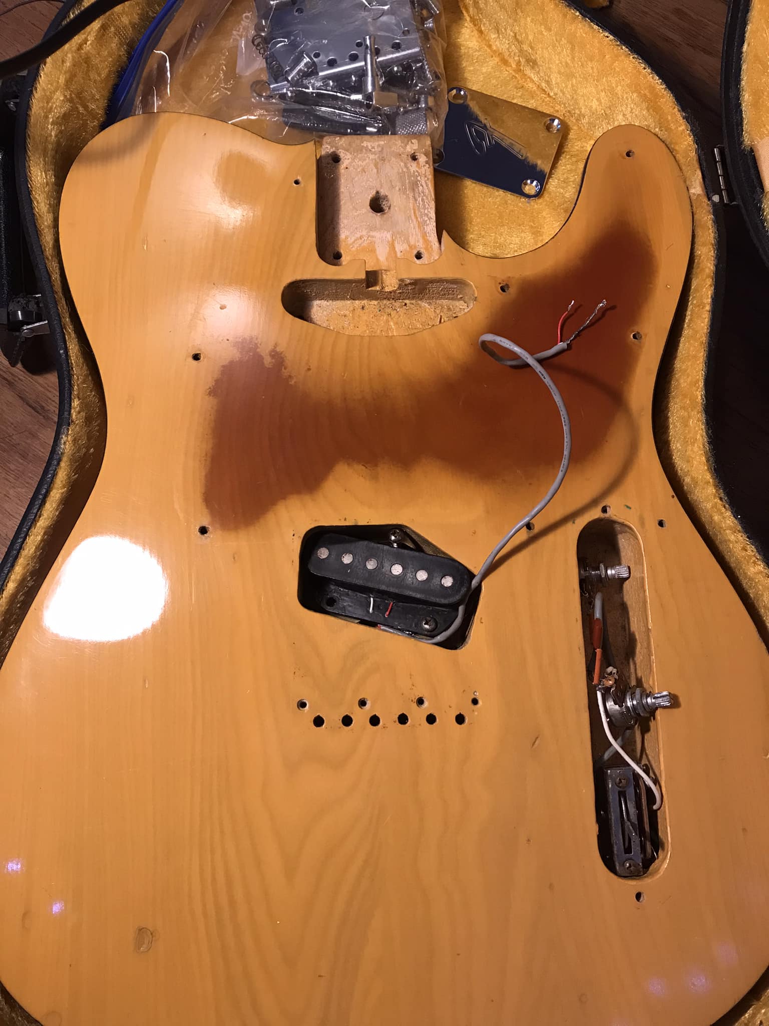 Fender Japan TLG 80 with removed logo