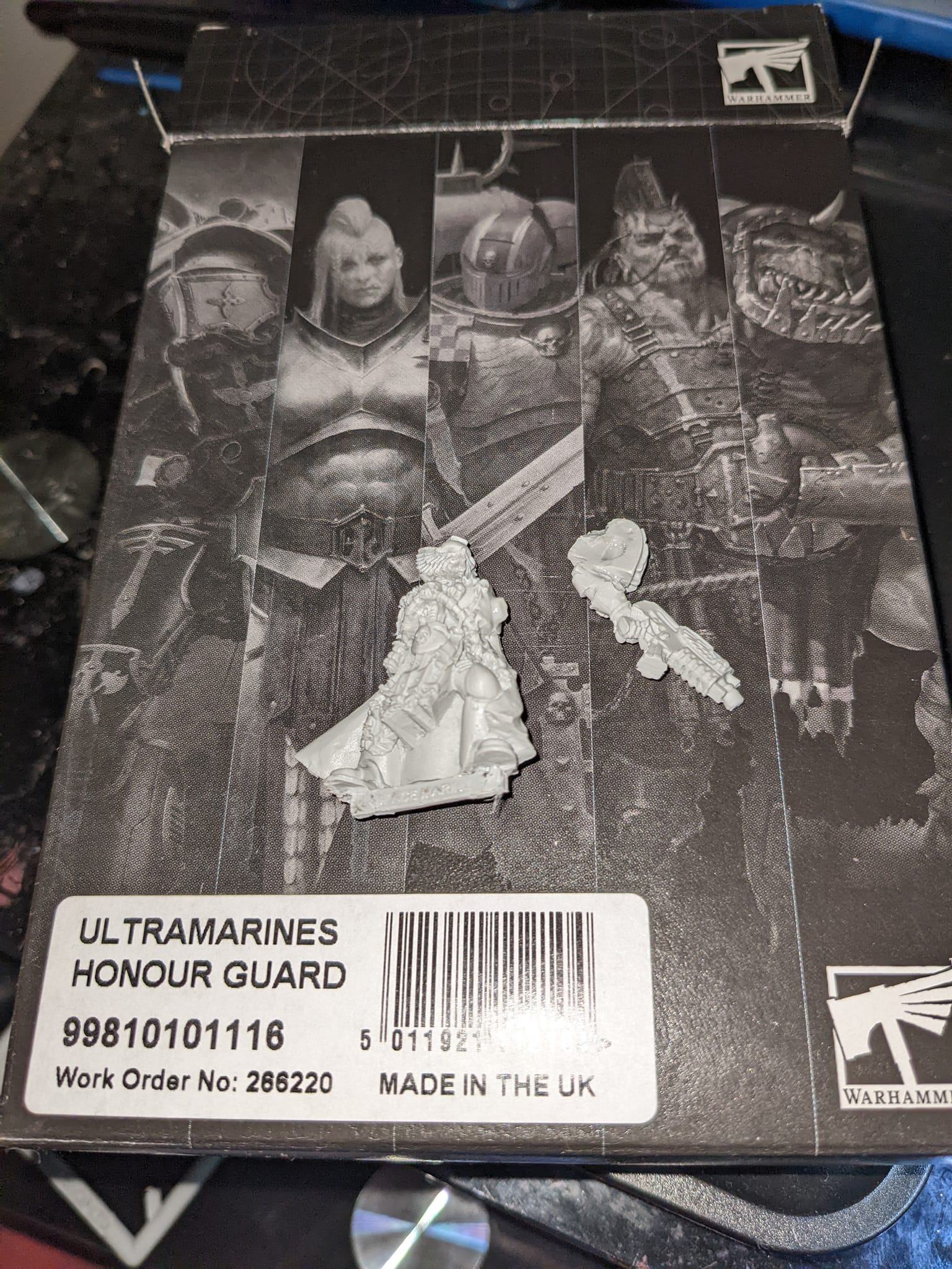 Ultramarine Honor Guard in Finecast quality issues