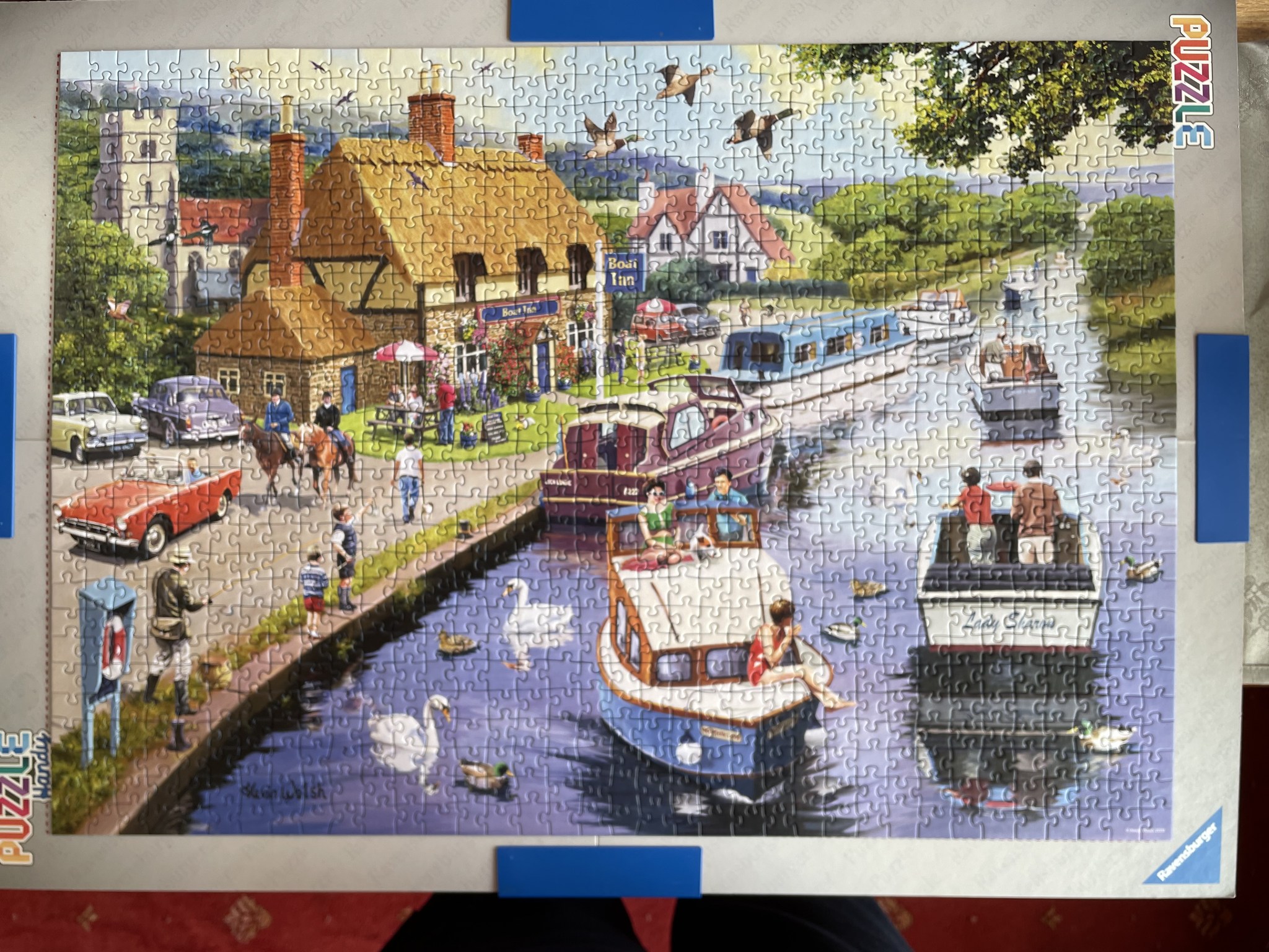 Lotto Puzzle Ravensburger Usati Da 1000 Pezzi - Misti Con Un Pezzo Rotto In Uno