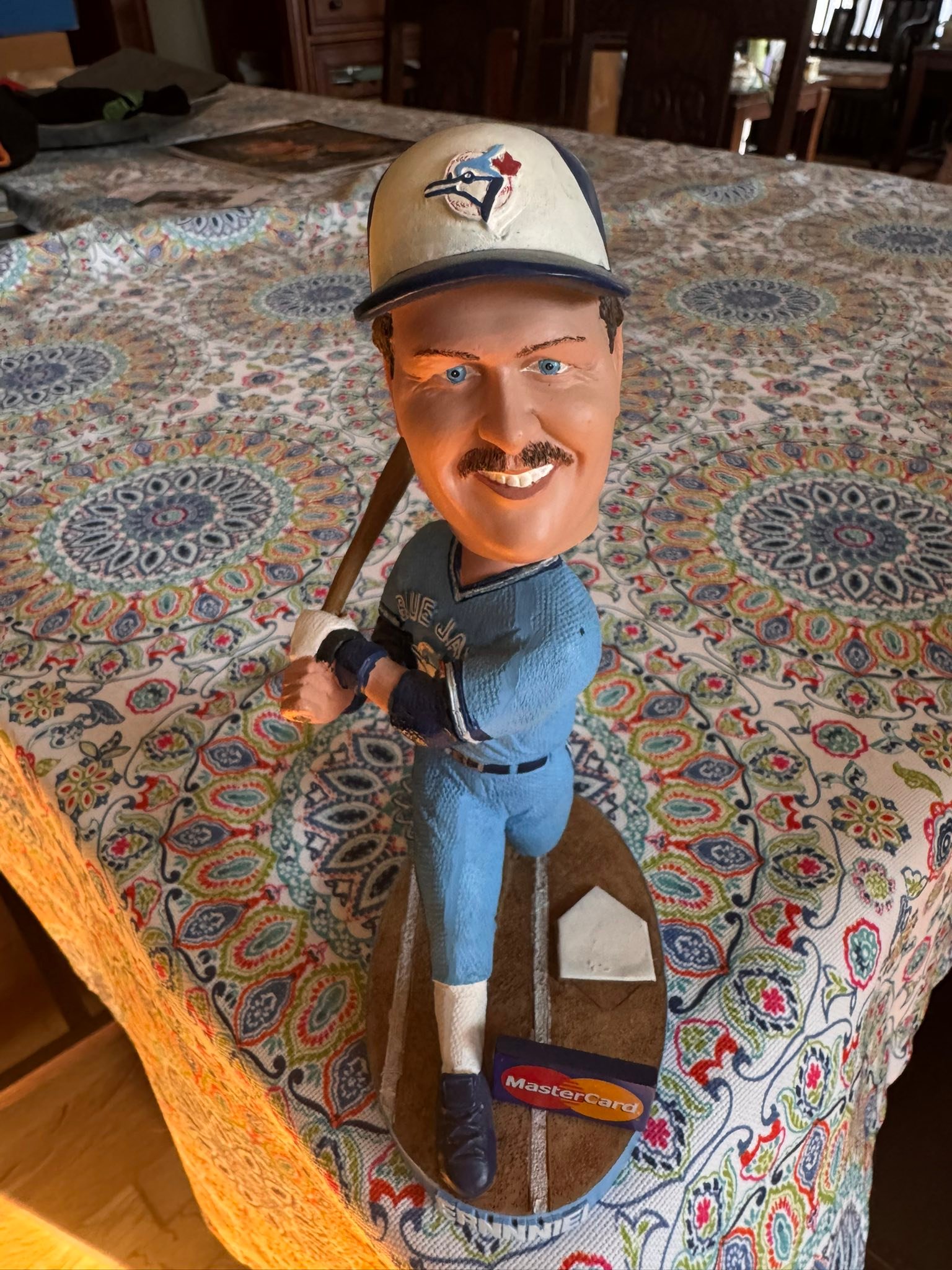 Senator's Charlie Brown bobblehead cheers on Blue Jays