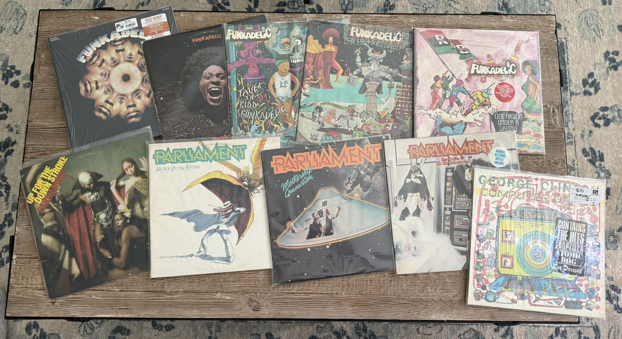 Collecting parliament-funkadelic records