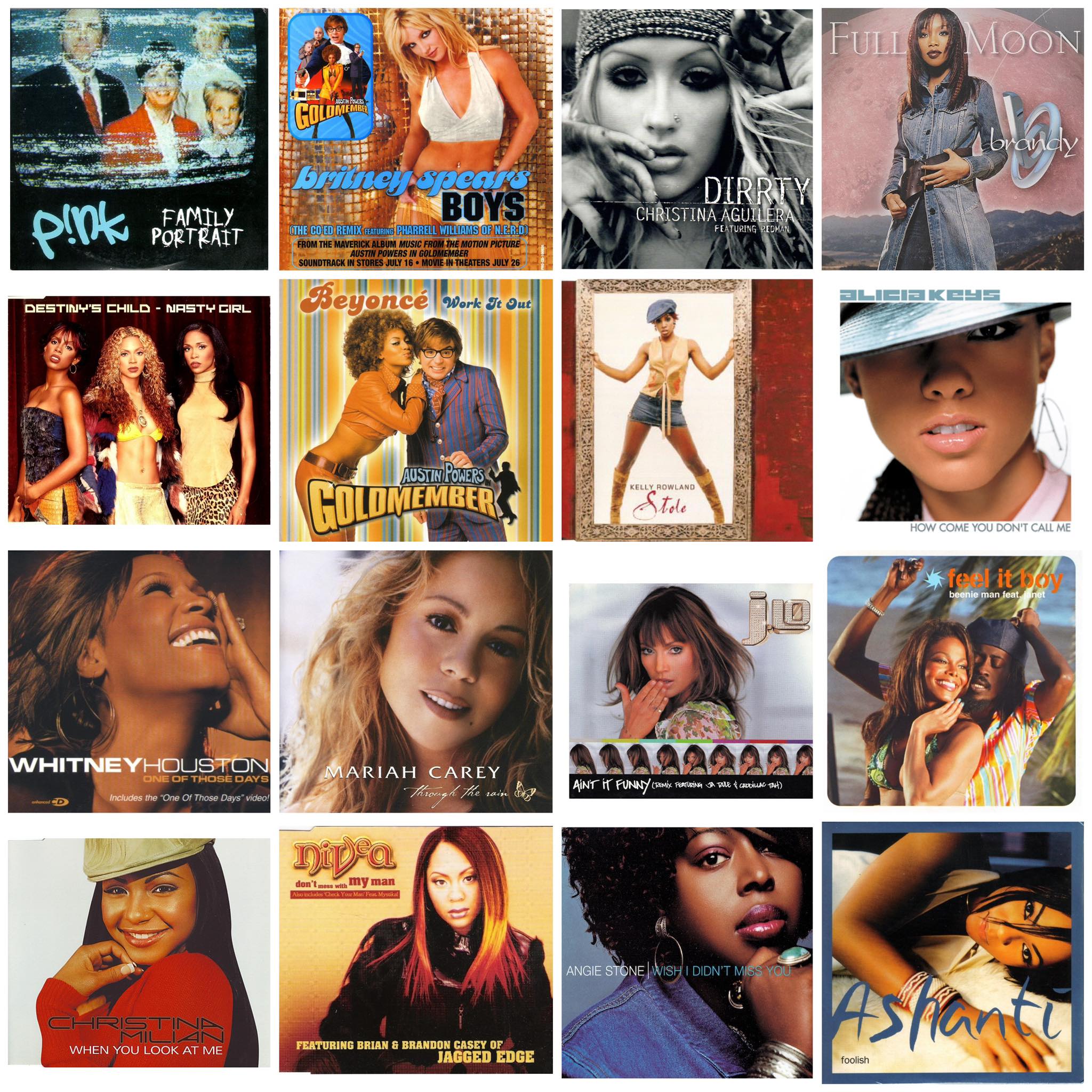 Favorite 2002 R&B tracks for a mixed CD
