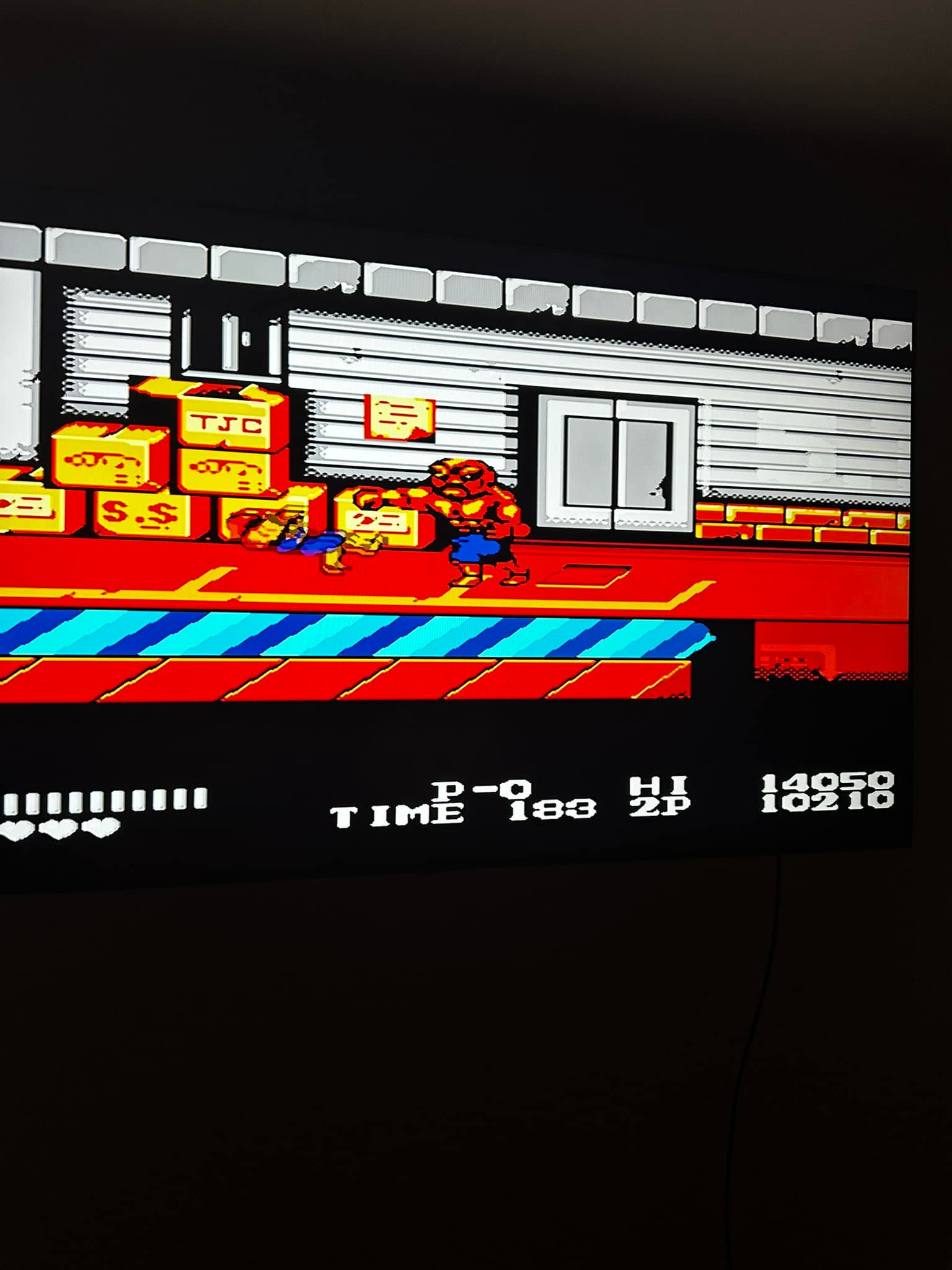Playing old-school games on one system