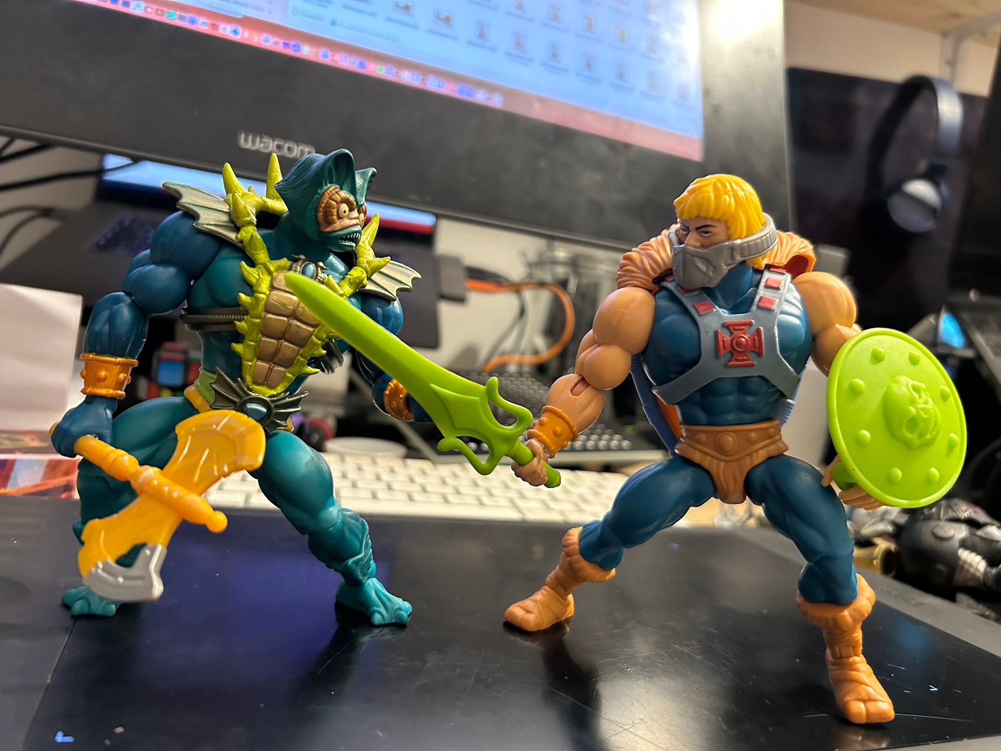 My son and I discovered origins and turtles of grayskull make 