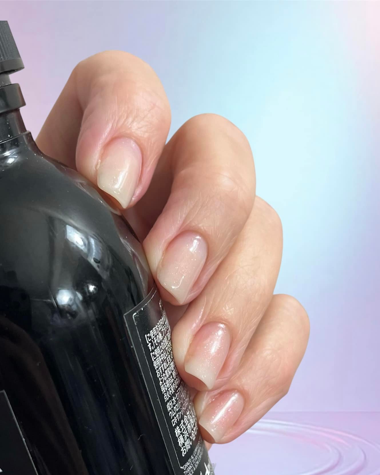 What are tips for building on thin, shell-shaped nails?