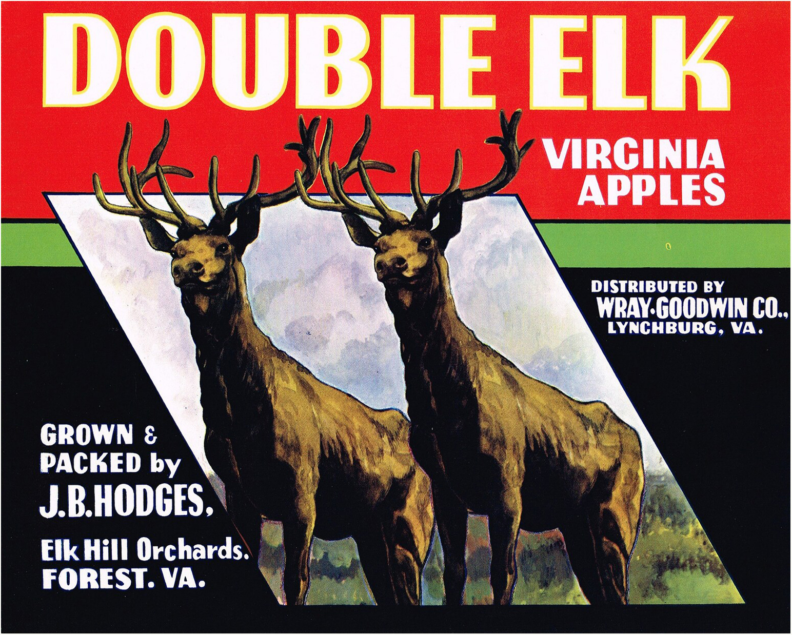 Collecting California Fruit Crate Labels | **Double Elk Brand Virginia ...