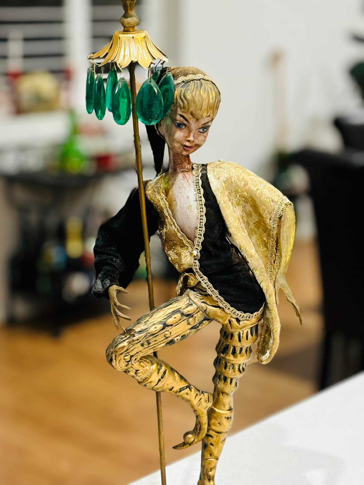 Discovery of ARP Mid Century Hollywood Regency Pixie Elf Figurine display picture 1