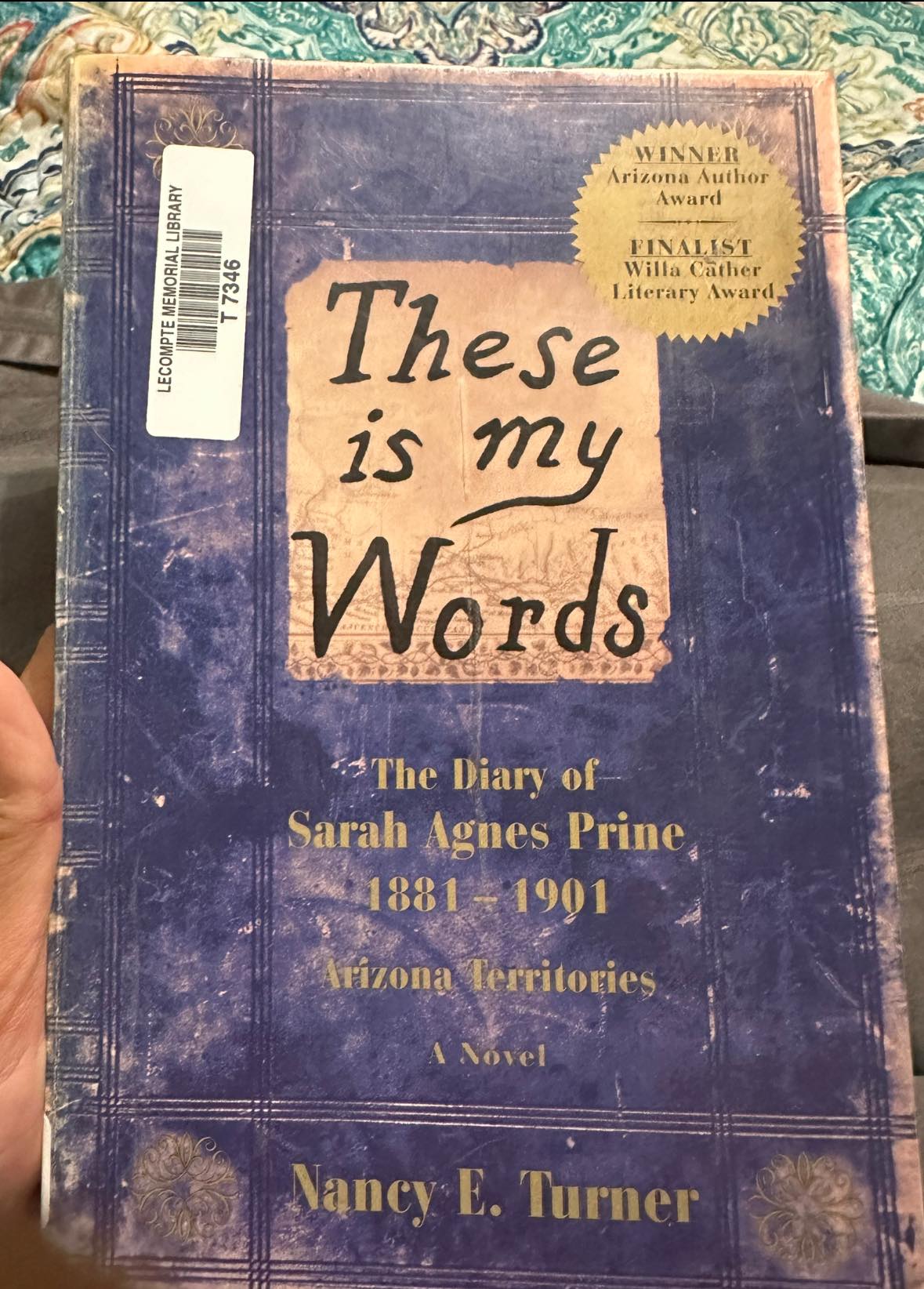 Review of 'These is My Words' by Nancy E Turner, a historical