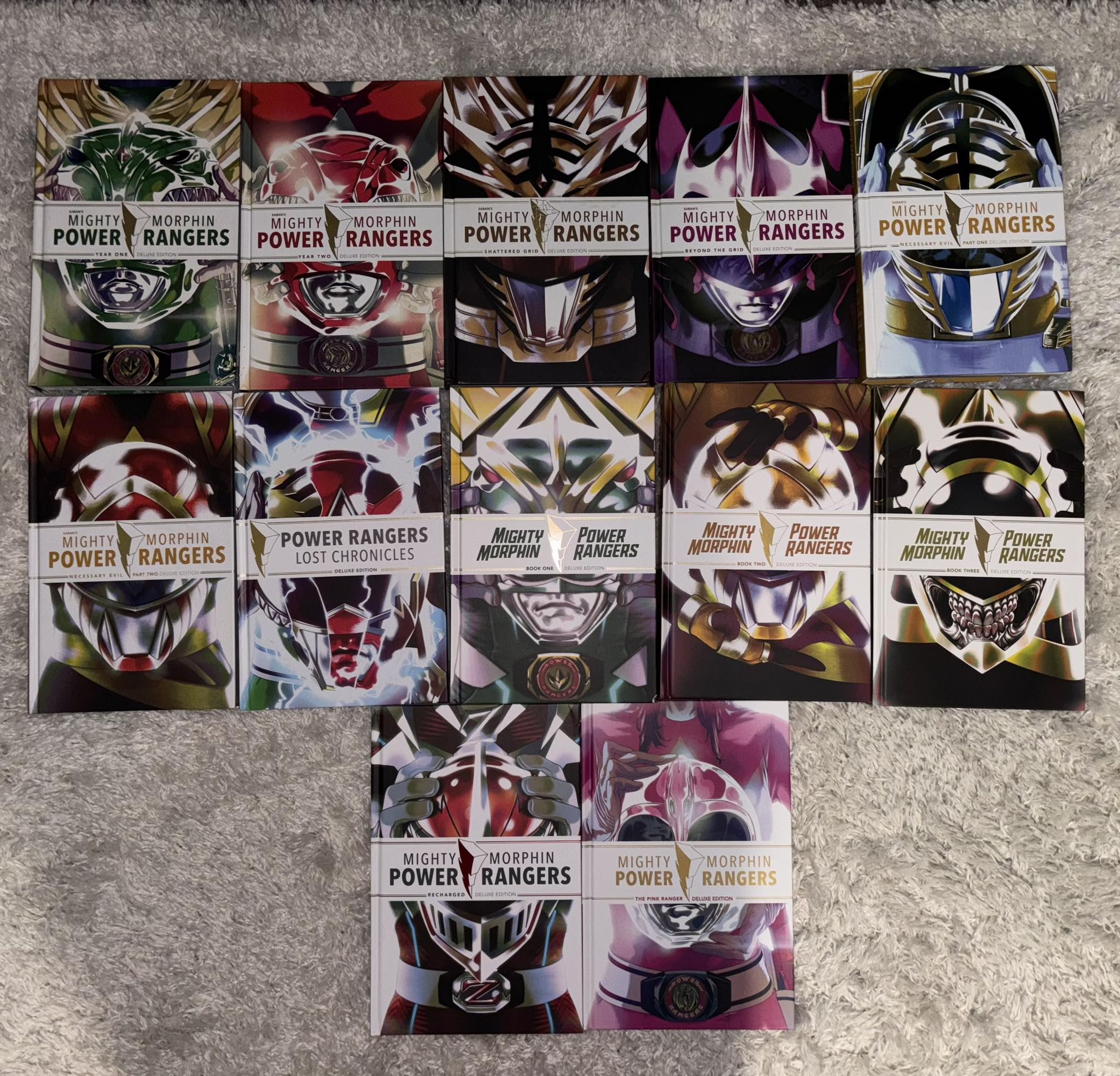 Collecting Power Rangers Deluxe Edition Books