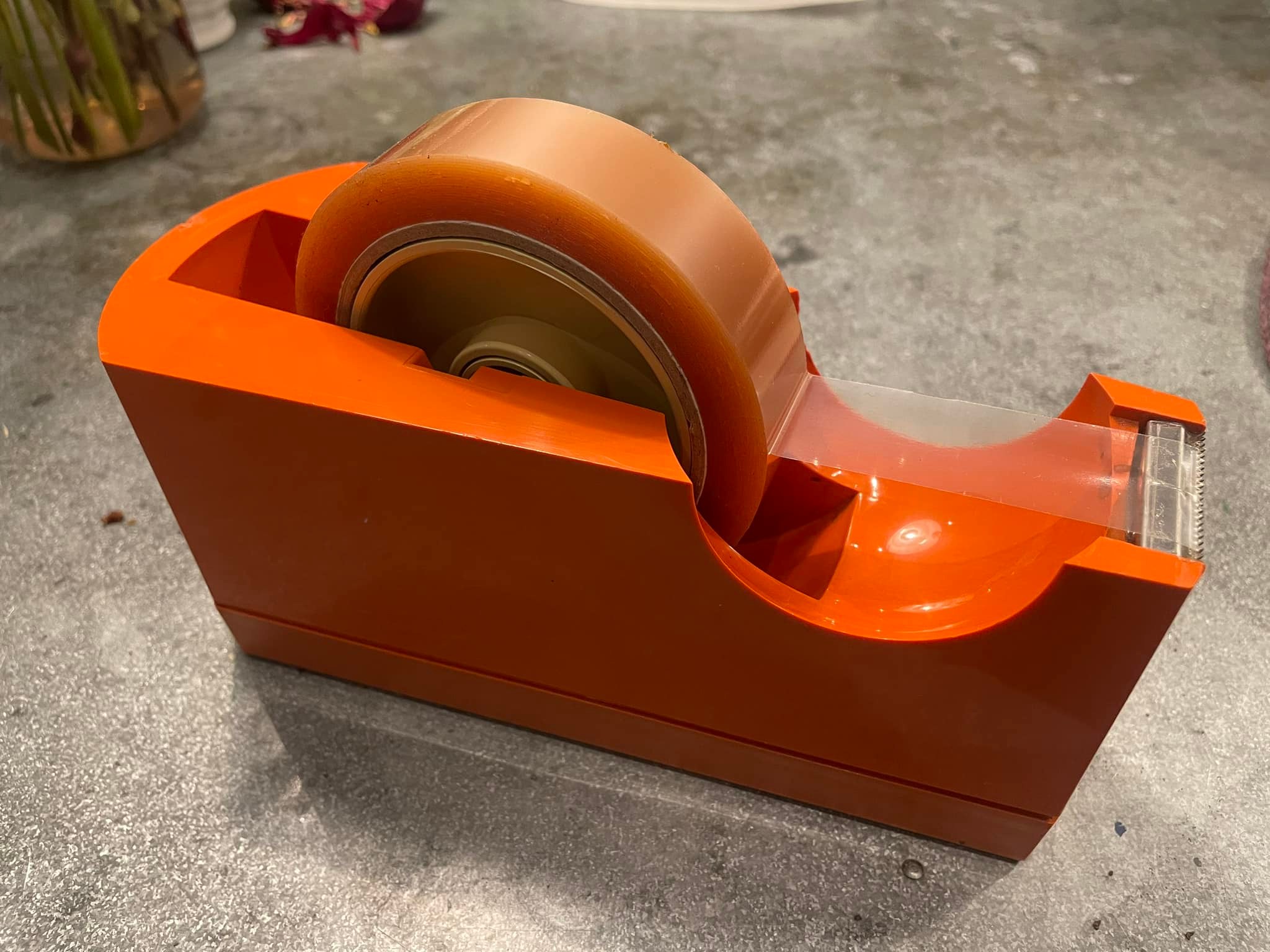 Vintage metal snail tape dispenser found in Essex, UK