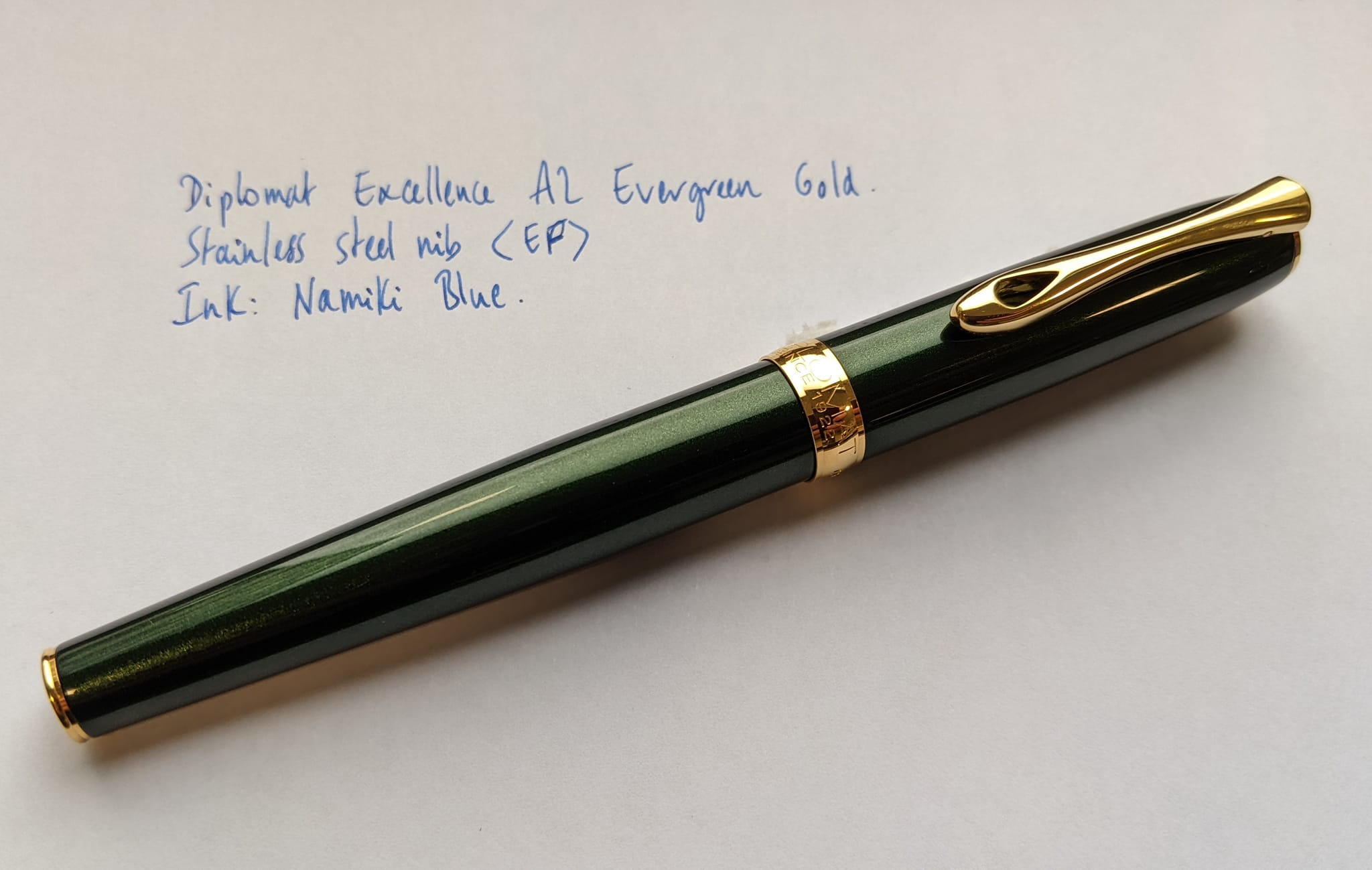Diplomat Excellence A2 fountain pen with stainless steel nib