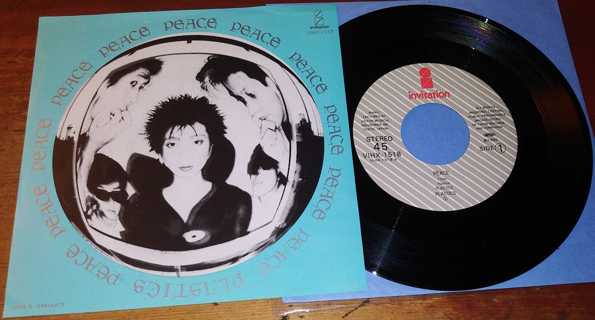Plastics - Welcome Back ウェルカム・バックLP obi+insert 1st Japan 