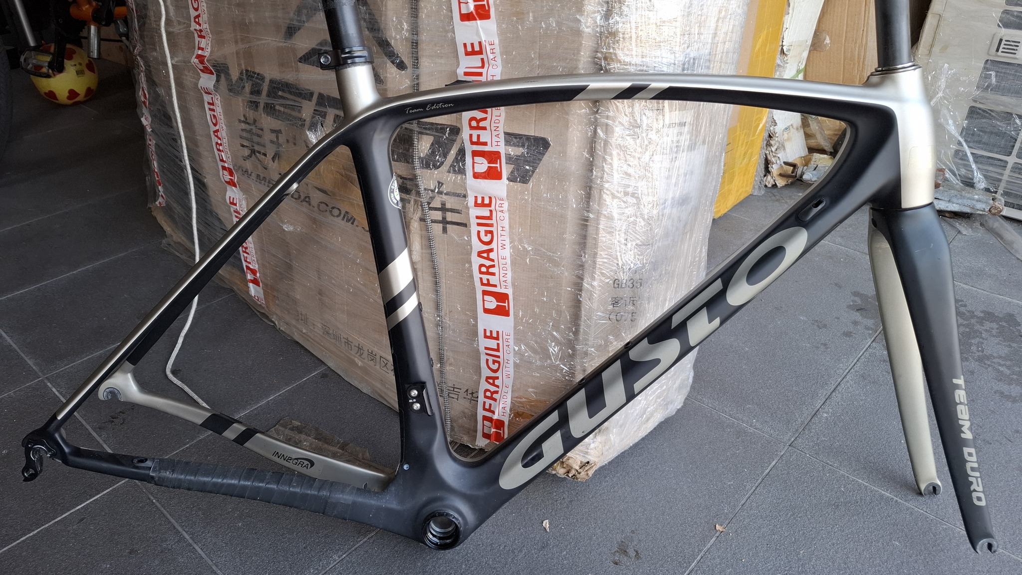 GUSTO Duro RCR Team Edition 2021, Frameset Size M, Top Tube 53.4cm 