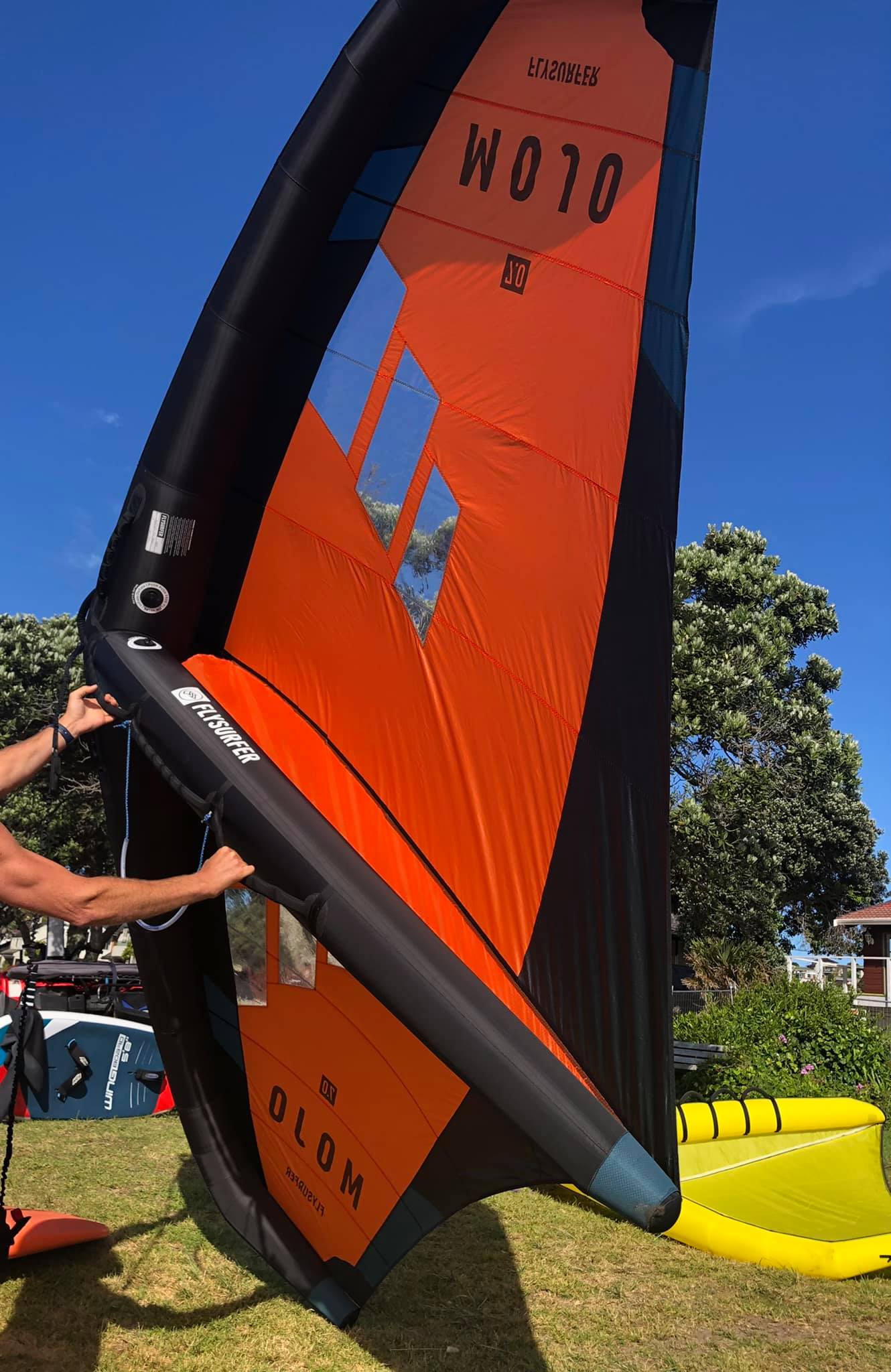 Flysurfer Mojo 7.0 wing review for light summer onshores