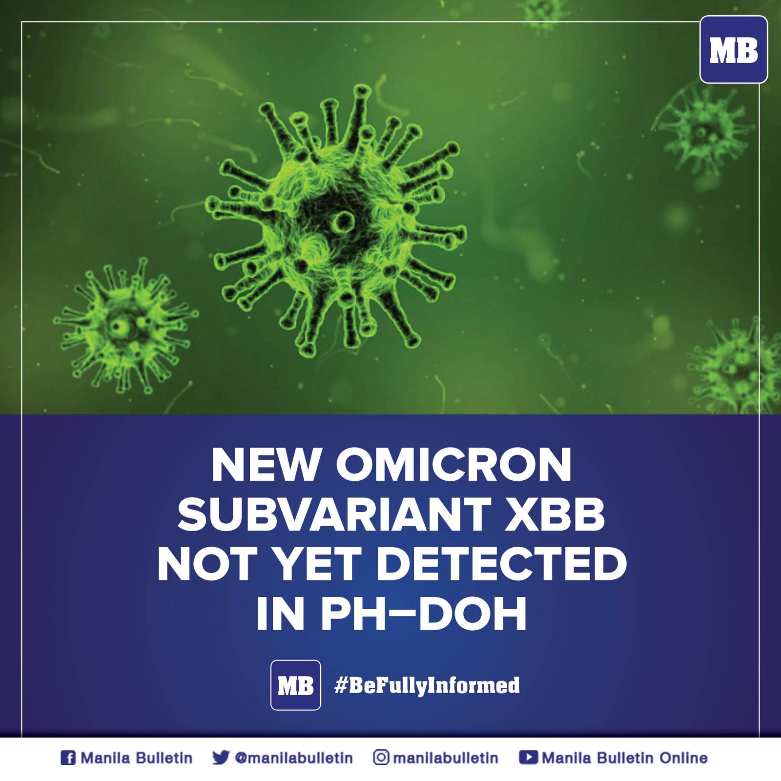 MANILA BULLETIN - A new Omicron subvariant of the Covid-19... | Facebook