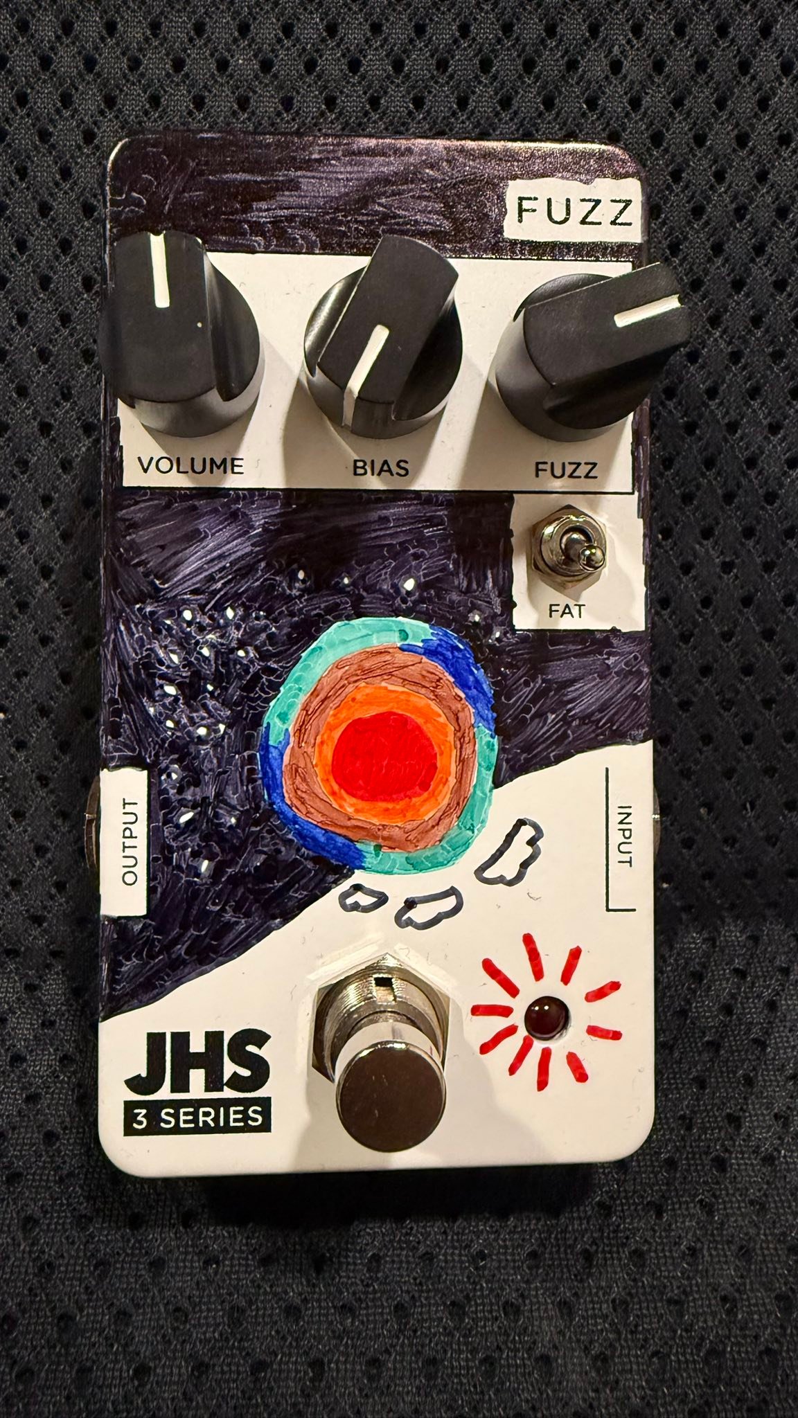 JHS 3series Fuzz クローン Modded FuzzFace Customized JHS 3 series fuzz pedal by a guitar player's son
