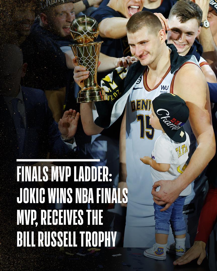 NBA - The Joker takes home 2 trophies 🏆🏆 As the... | Facebook