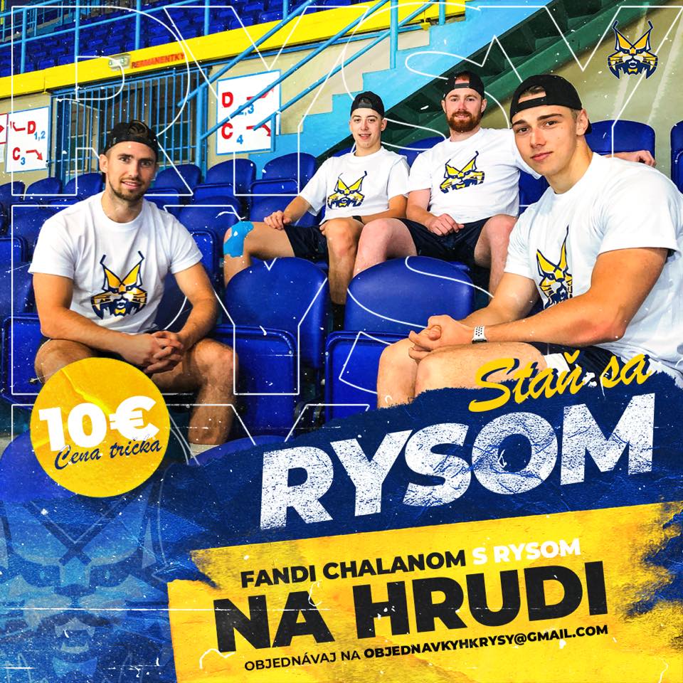 HK - 💛💙 Na tribúne sa fandí lepšie, v tričku s rysom na hrudi NAJLEPŠIE ...