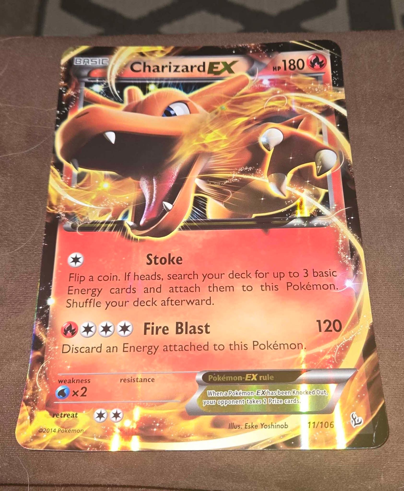 jumbo pokemon card charizard GX - SM60 reveal it Pokemon - Lance's Charizard V