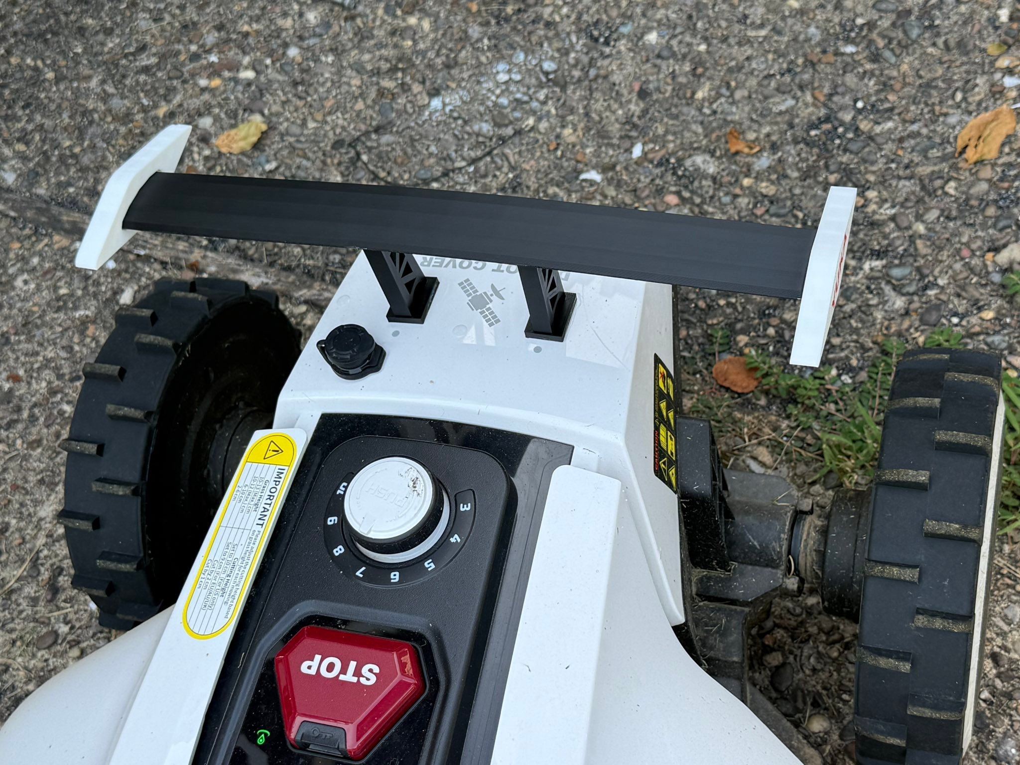 Upgrading yuka 1500 with new spoiler and blade