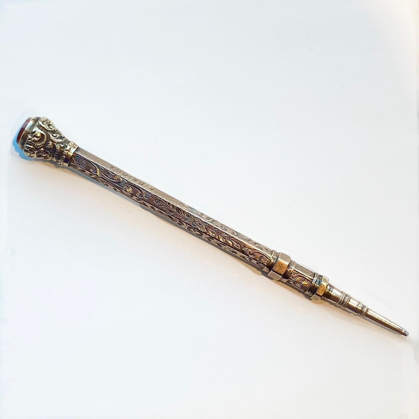 Luxurious antique gold propelling pencils from S. Mordan & Co