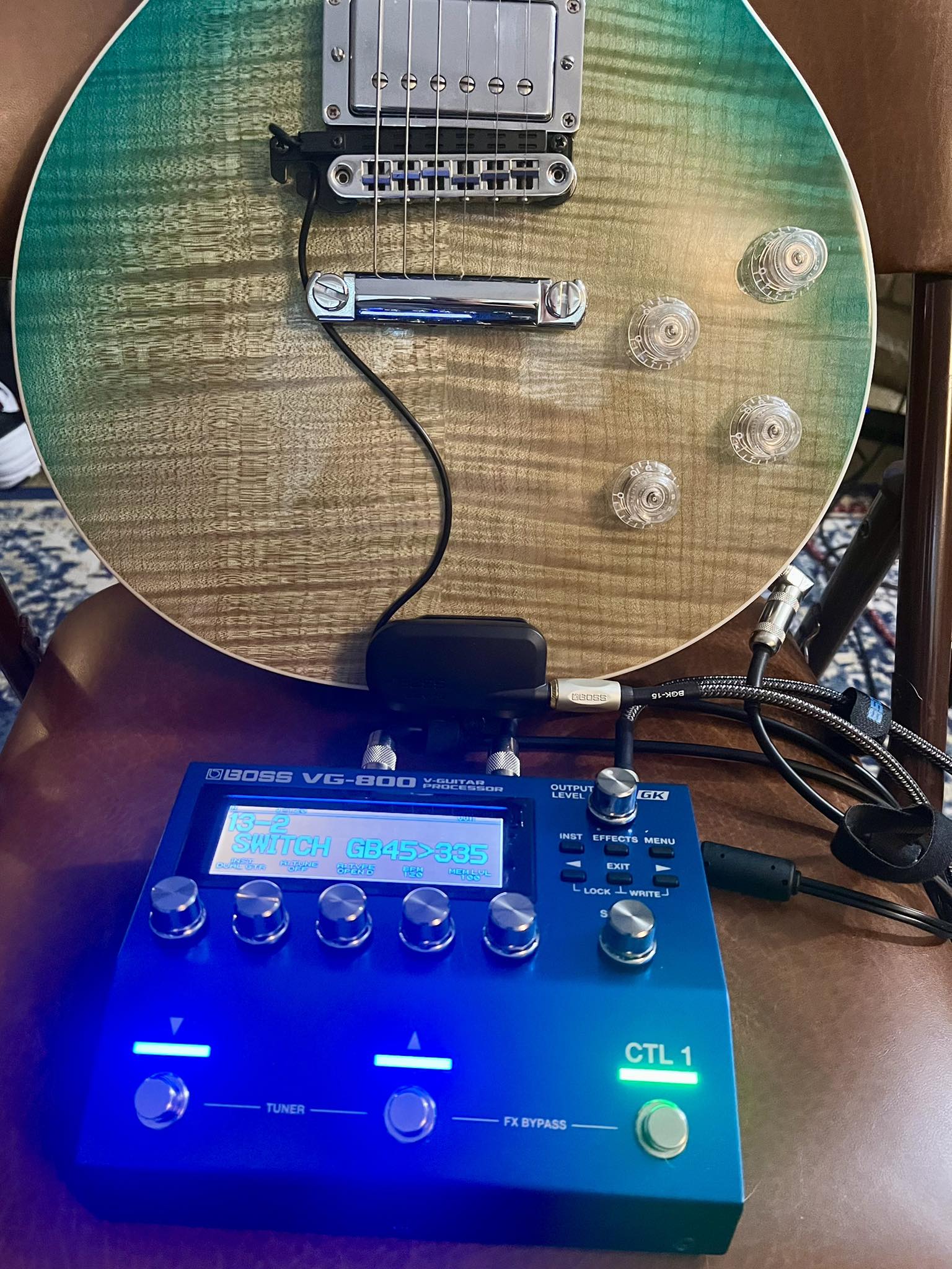 VG-800 GK settings for guitar with GK5-KIT-G6 installation