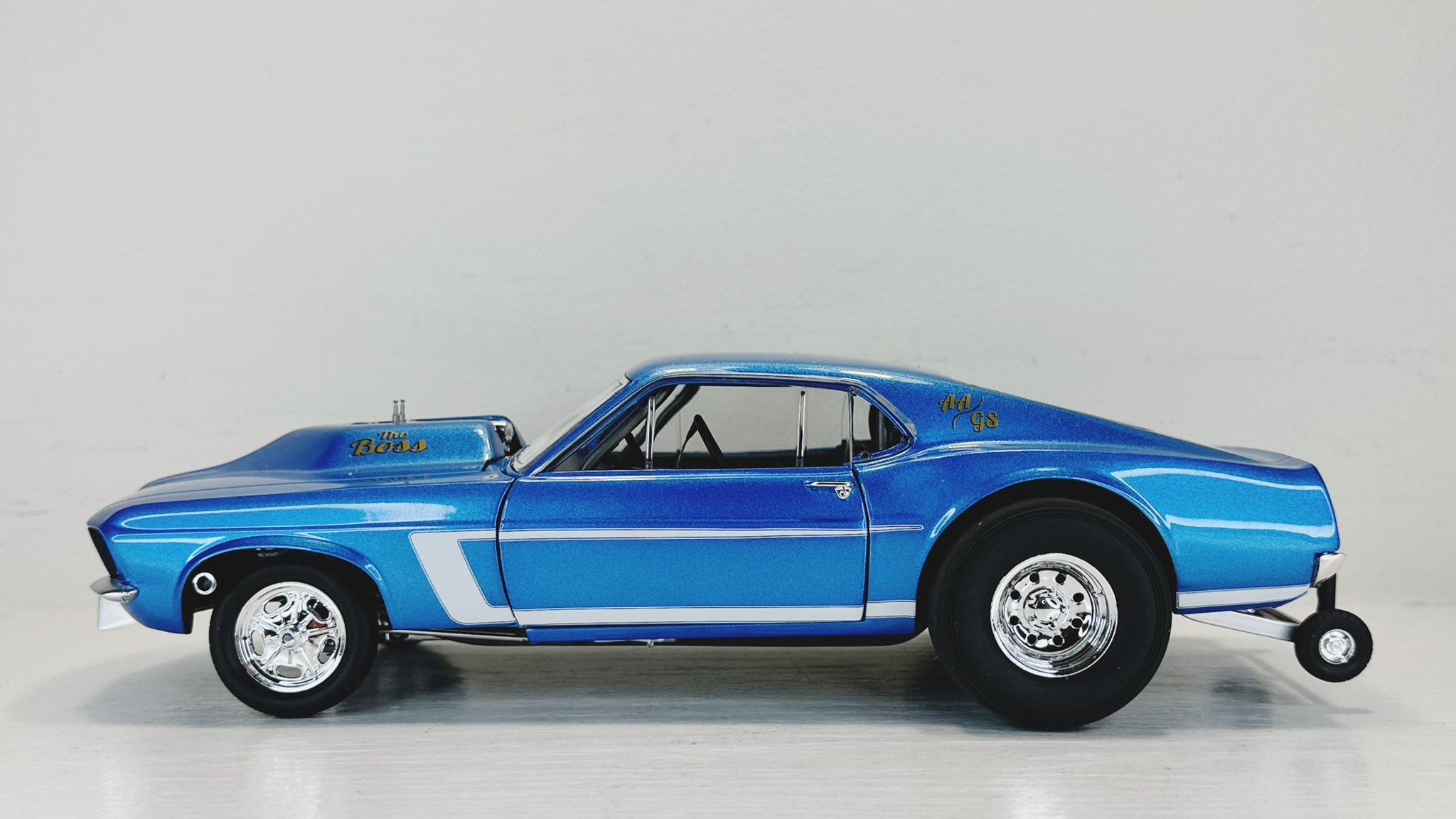 Neil - 1969 Ford Mustang Boss Gasser 1/18 Scale (Diecast) By GMP 1 