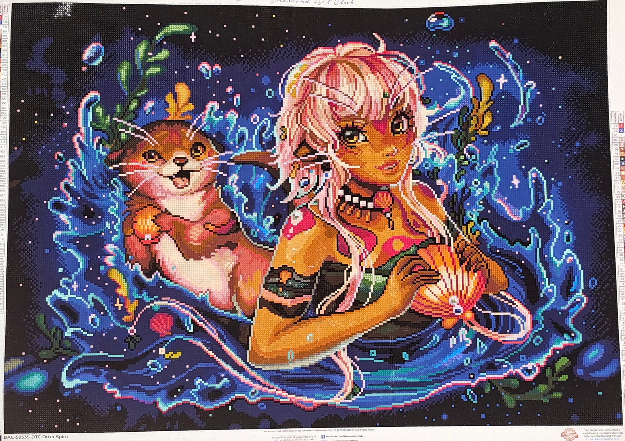 Completed finally! Whisper of the spirit woods by Diamond Art Club