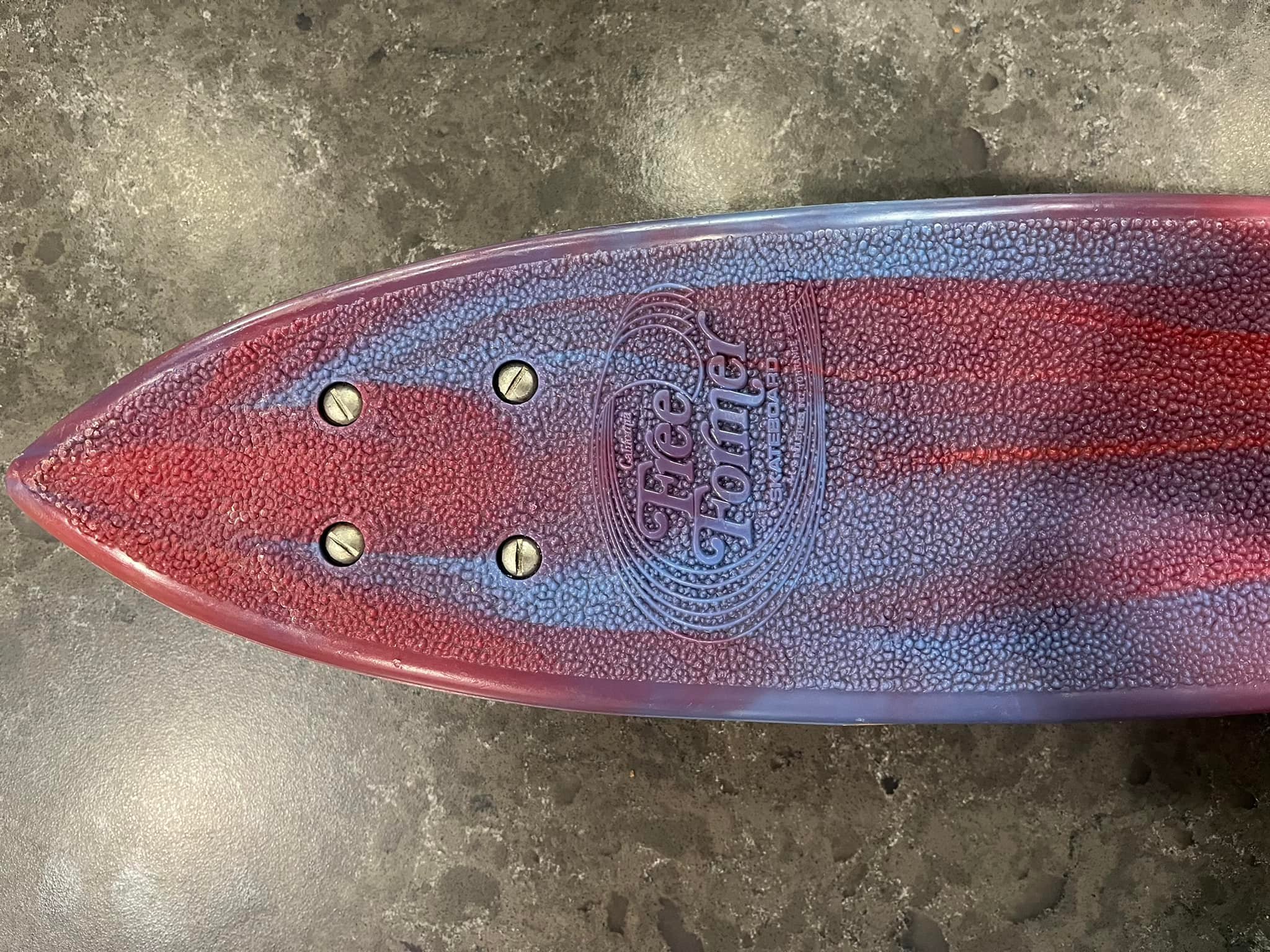 Vintage California Free Former skateboard with urethane wheels