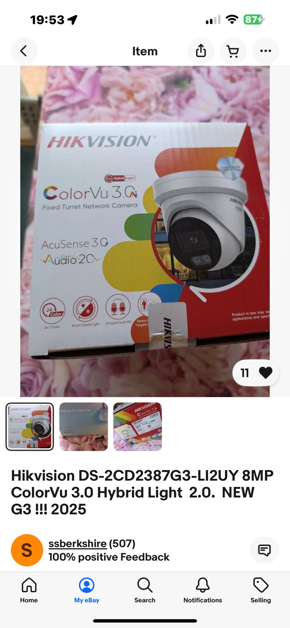 Which DVR works with Hikvision DS-2CD2387G3 camera?
