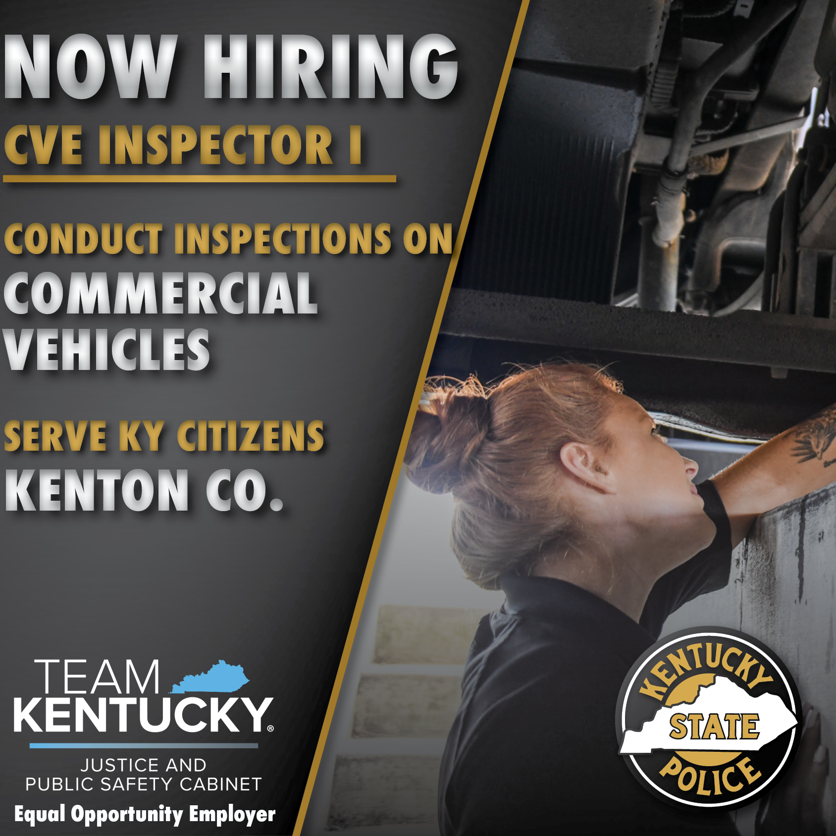 Kentucky State Police - *NOW HIRING* The primary role of a CVE ...