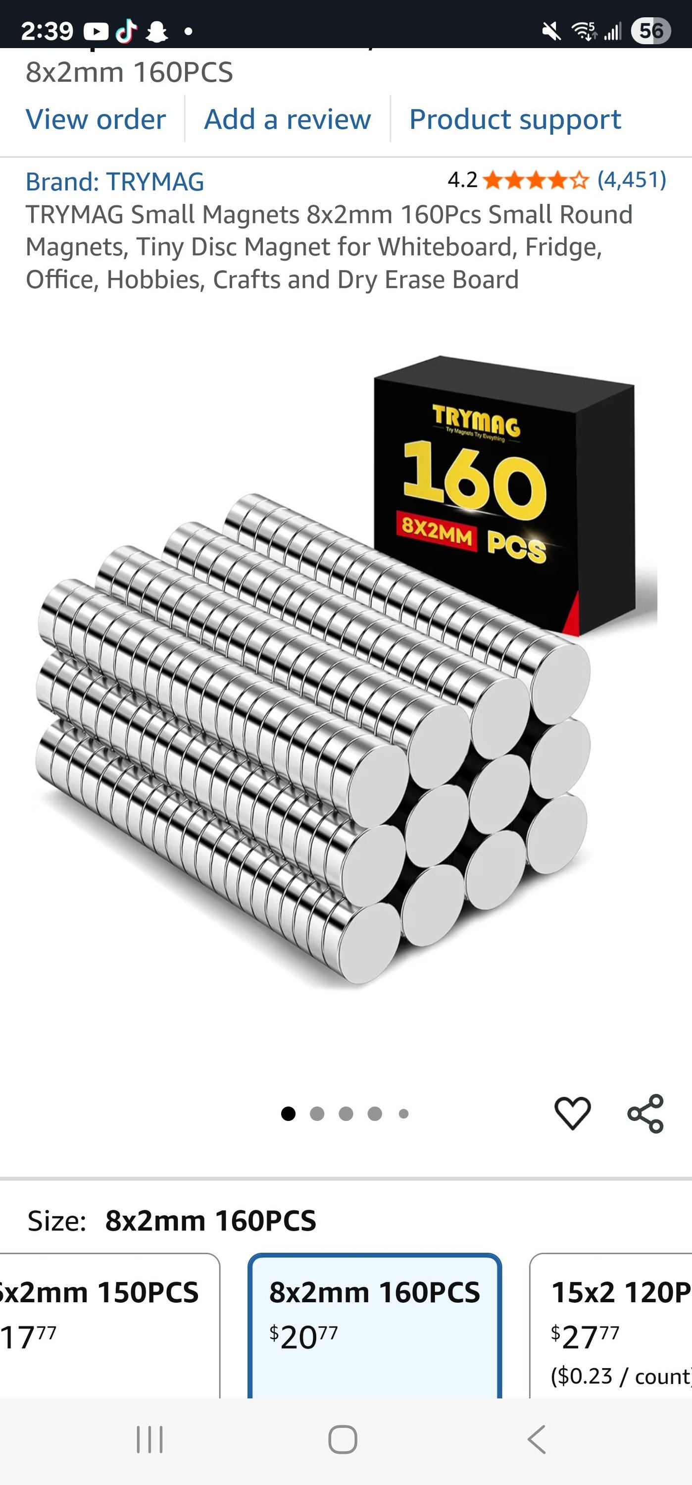 100 Magneti Al Neodimio Disco N35 6x1.5mm – Forti, Per Hobbistica, Modellismo E Lavoretti