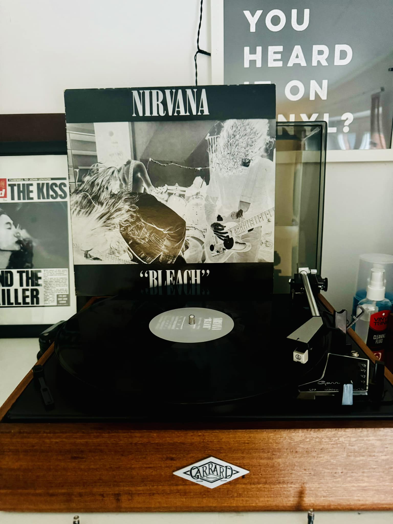 Nirvana's Bleach original UK release on Tupelo Recording Company