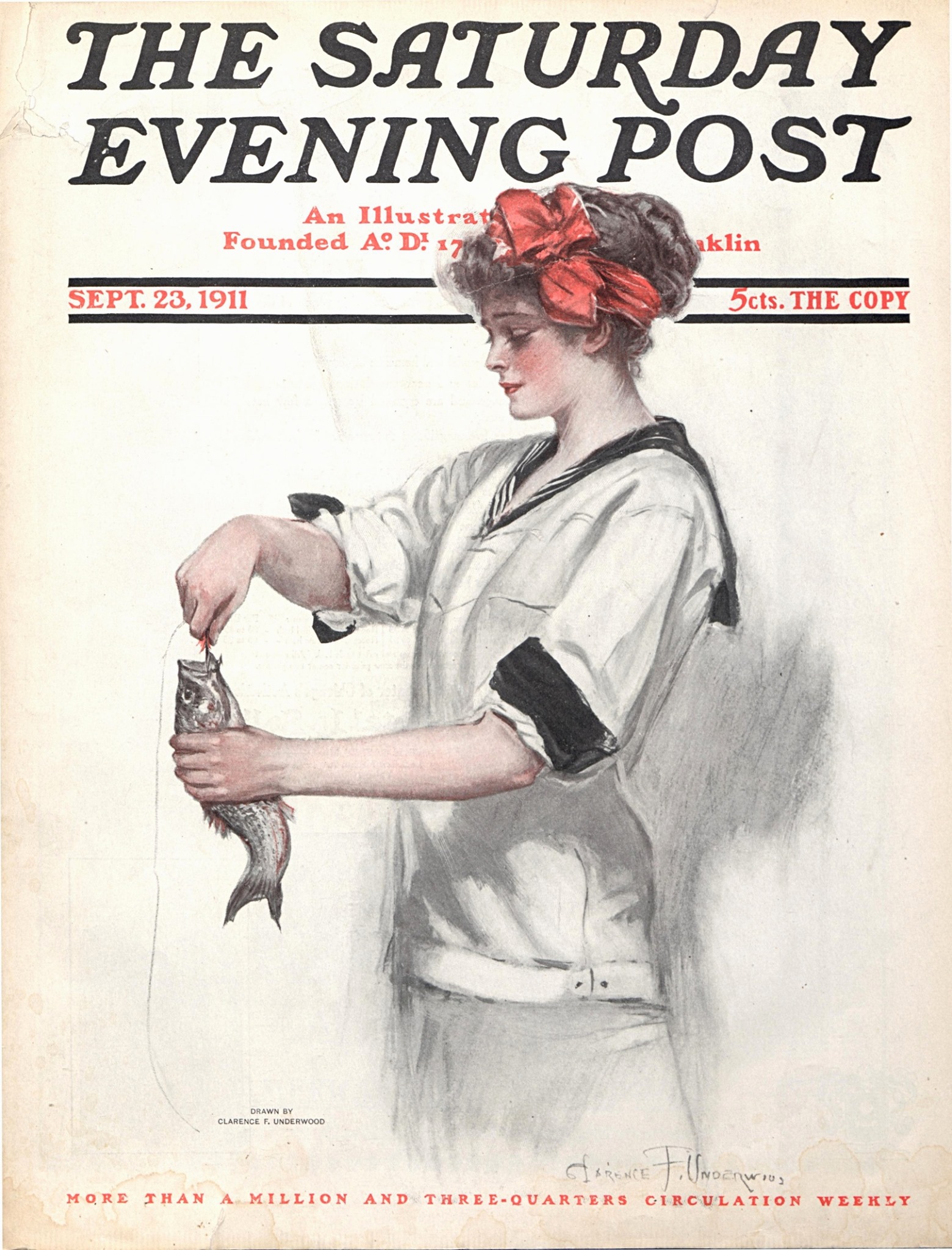 The cover of The Saturday Evening Post January 7, 1928 🩵❄️ The